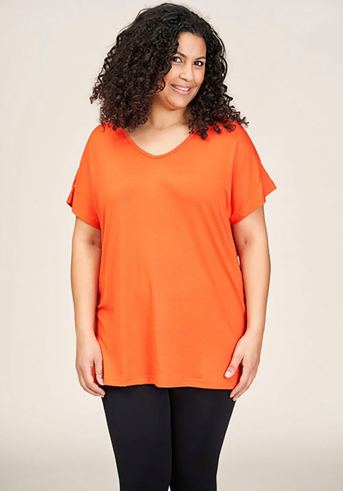 SANDGAARD T-Shirt »Asmsterdam« Sommershirt in Unifarbe