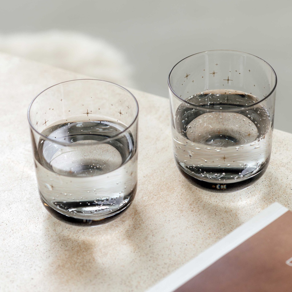 like. by Villeroy & Boch Glas »Wassergläser Winter Glow 200 ml 6er Set grau günstig online kaufen