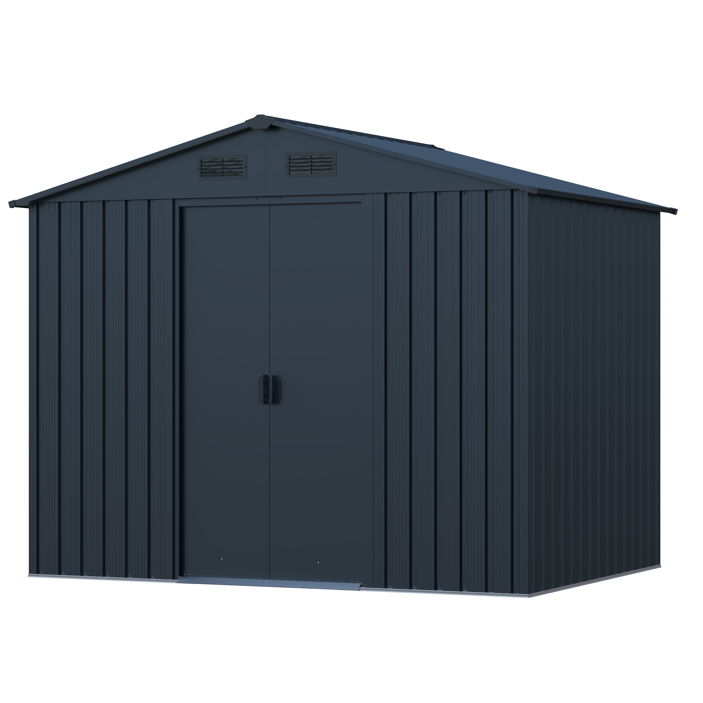 GARDEN 'N' MORE Gerätehaus »Pultdachhaus Basic plus« einfacher Aufbau, Langlebig, mit Lüftungsschlitzen