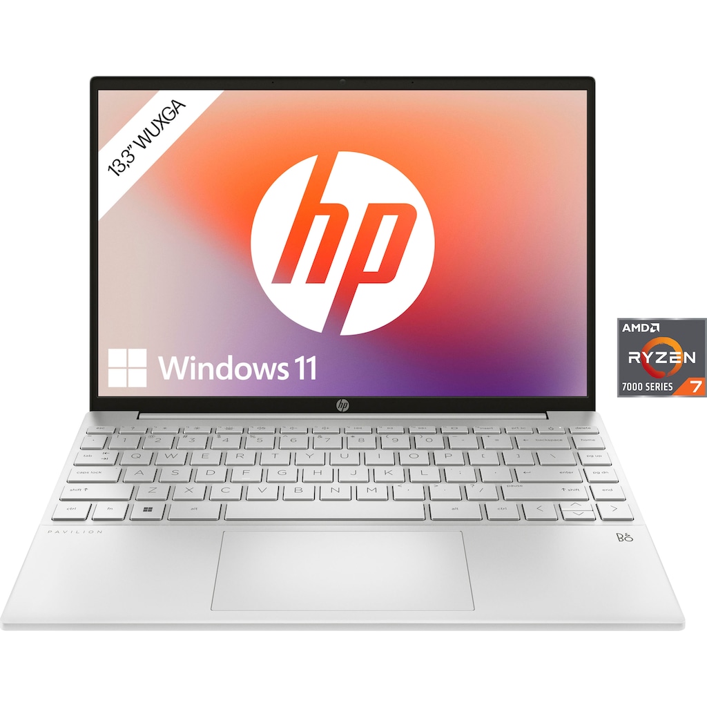 HP Notebook »Pavilion 13-be2075ng«, 33,8 cm, / 13,3 Zoll, AMD, Ryzen 7, Radeon Graphics, 1000 GB SSD