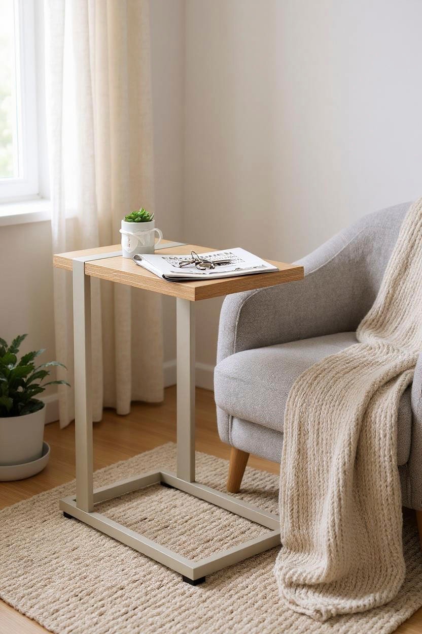 HAKU Beistelltisch »Sofatisch, Wohnzimmertisch« 1 Stk. tlg. rechteckig - aus Holzwerkstoff Braun B/T/H 24/49/64 cm