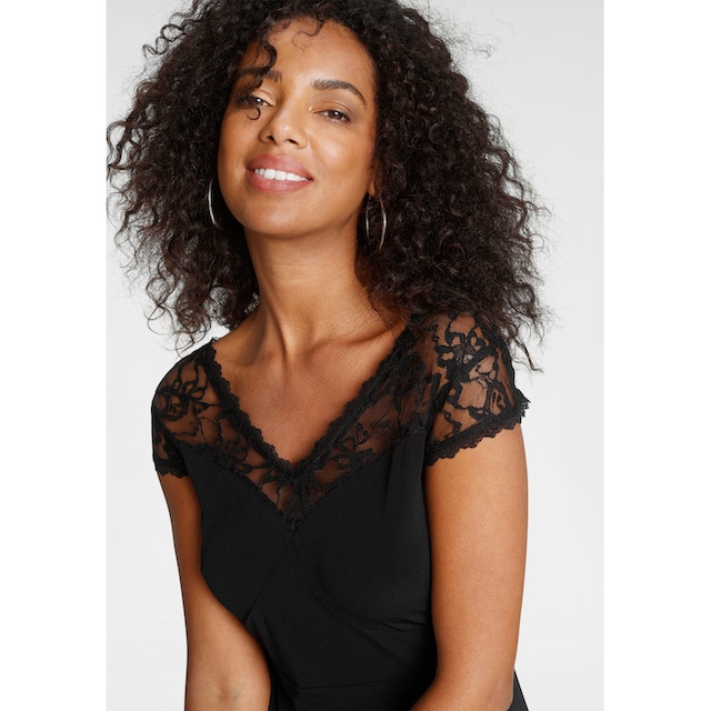 Melrose Jerseykleid, mit Spitze im Online-Shop bestellen