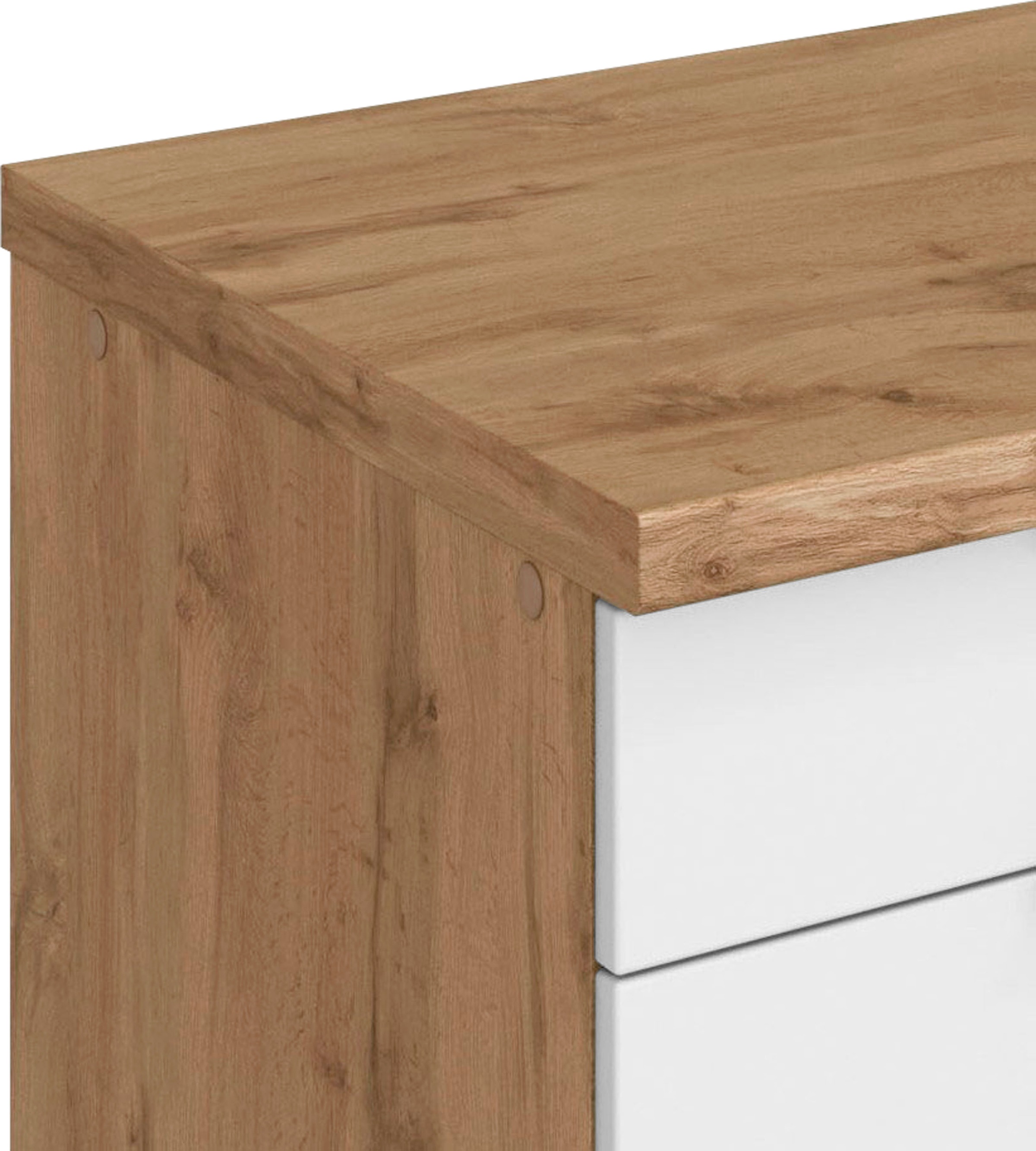 KOCHSTATION Unterschrank »KS-Luhe« 180 cm breit, für viel Stauraum, MDF-Fronten mit waagerechter Lisene