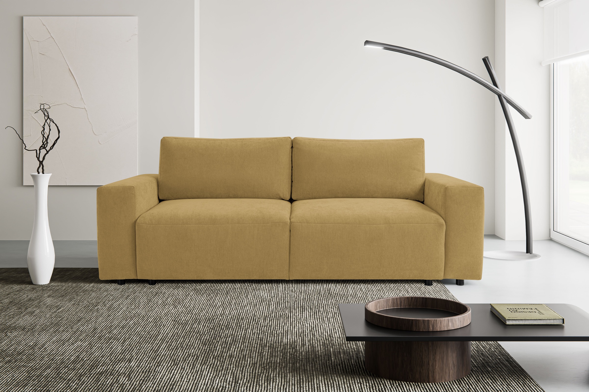 WERK2 Schlafsofa »Lima, inkl. Bettkasten, bequem, Mega Sofa: Breite 245 cm« günstig online kaufen