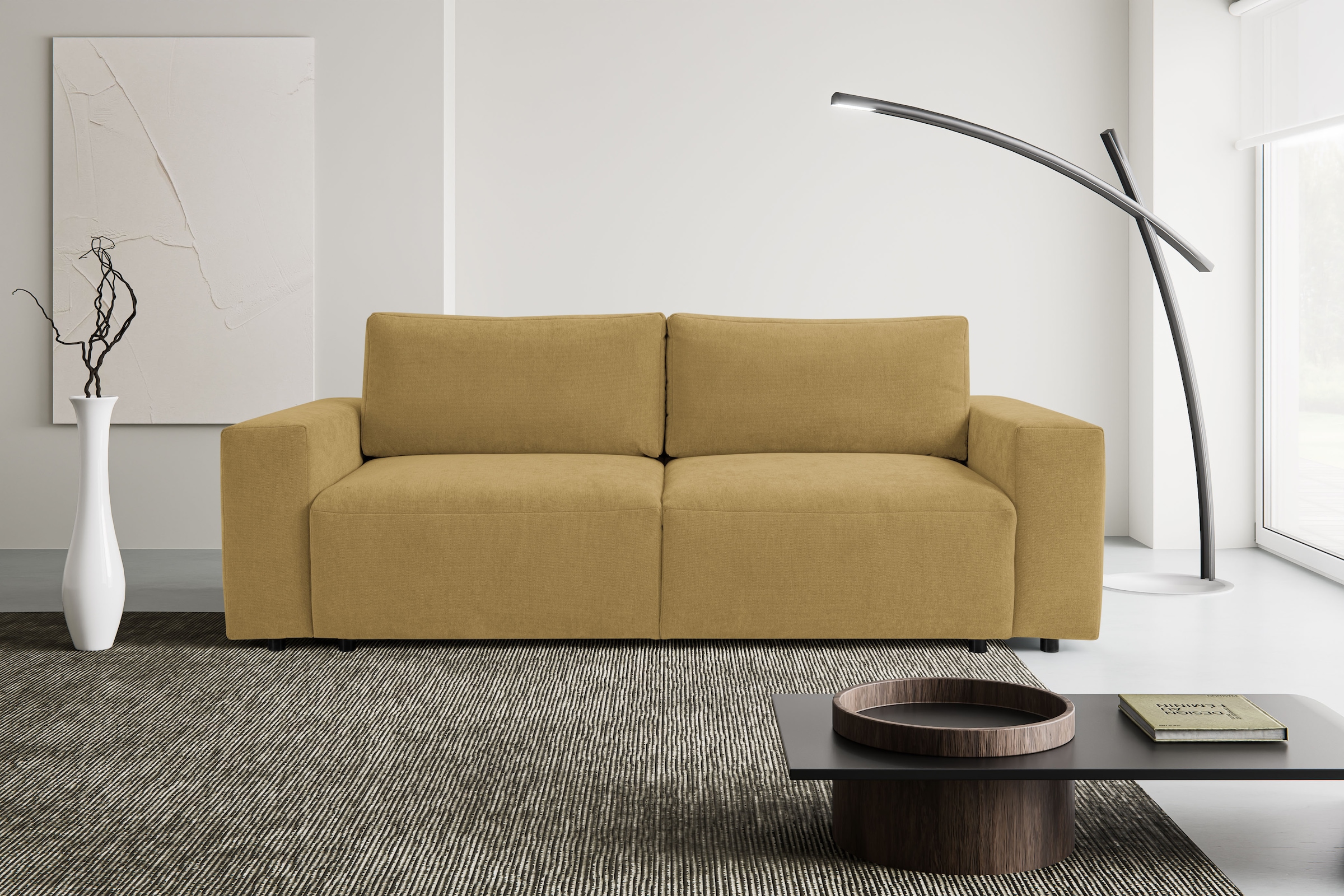 WERK2 Schlafsofa »Lima, inkl. Bettkasten, Breite 245 cm« günstig online kaufen