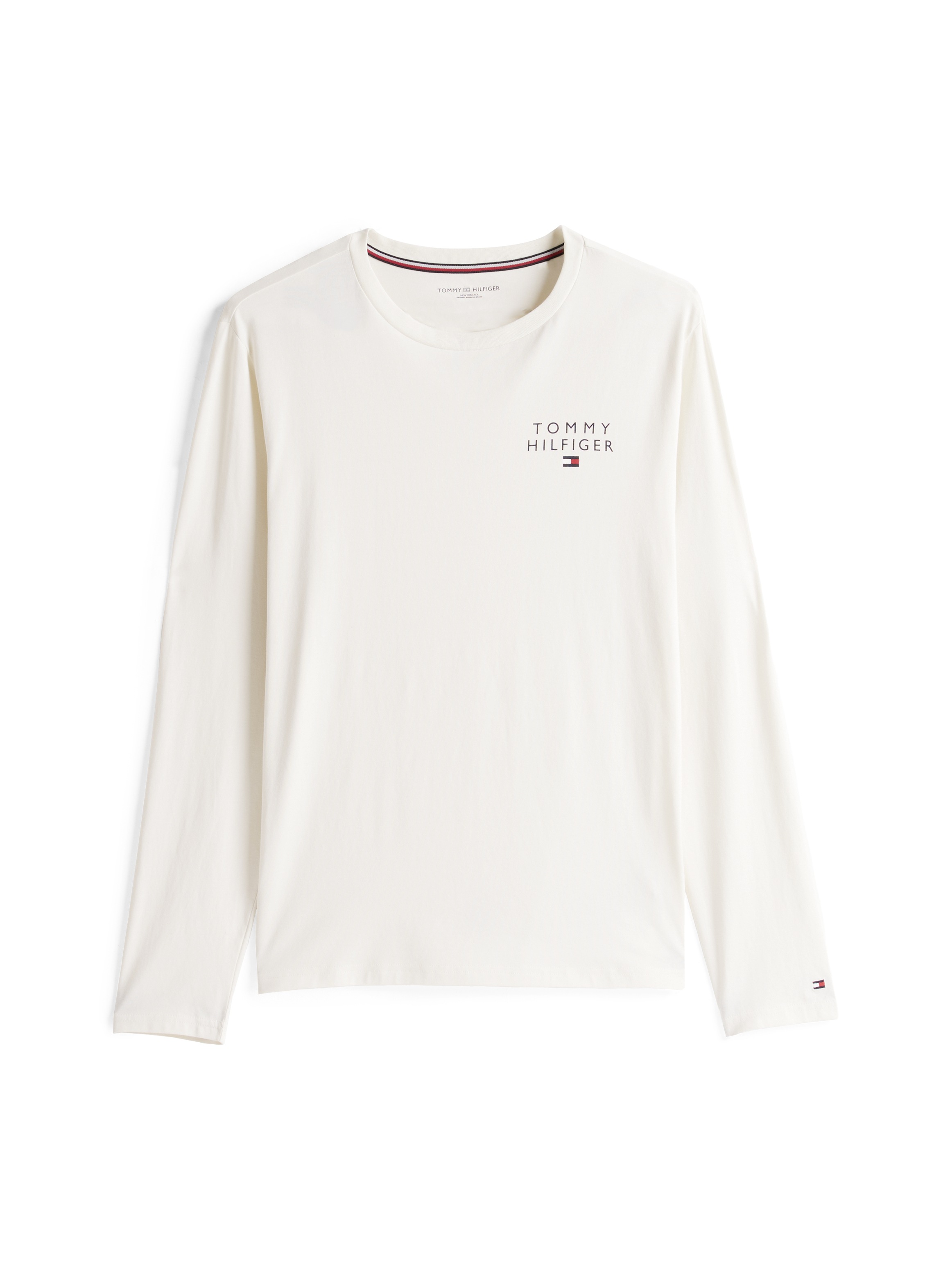 Tommy Hilfiger Underwear Schlafanzug »LS WOVEN PJ SET PRINT DRAWSTRING«, (Set, 2 tlg.), mit Print
