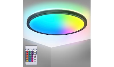 LED Deckenleuchte mit Hintergrundbeleuchtungseffekt und Fernbedienung, 1 x LED Platine...