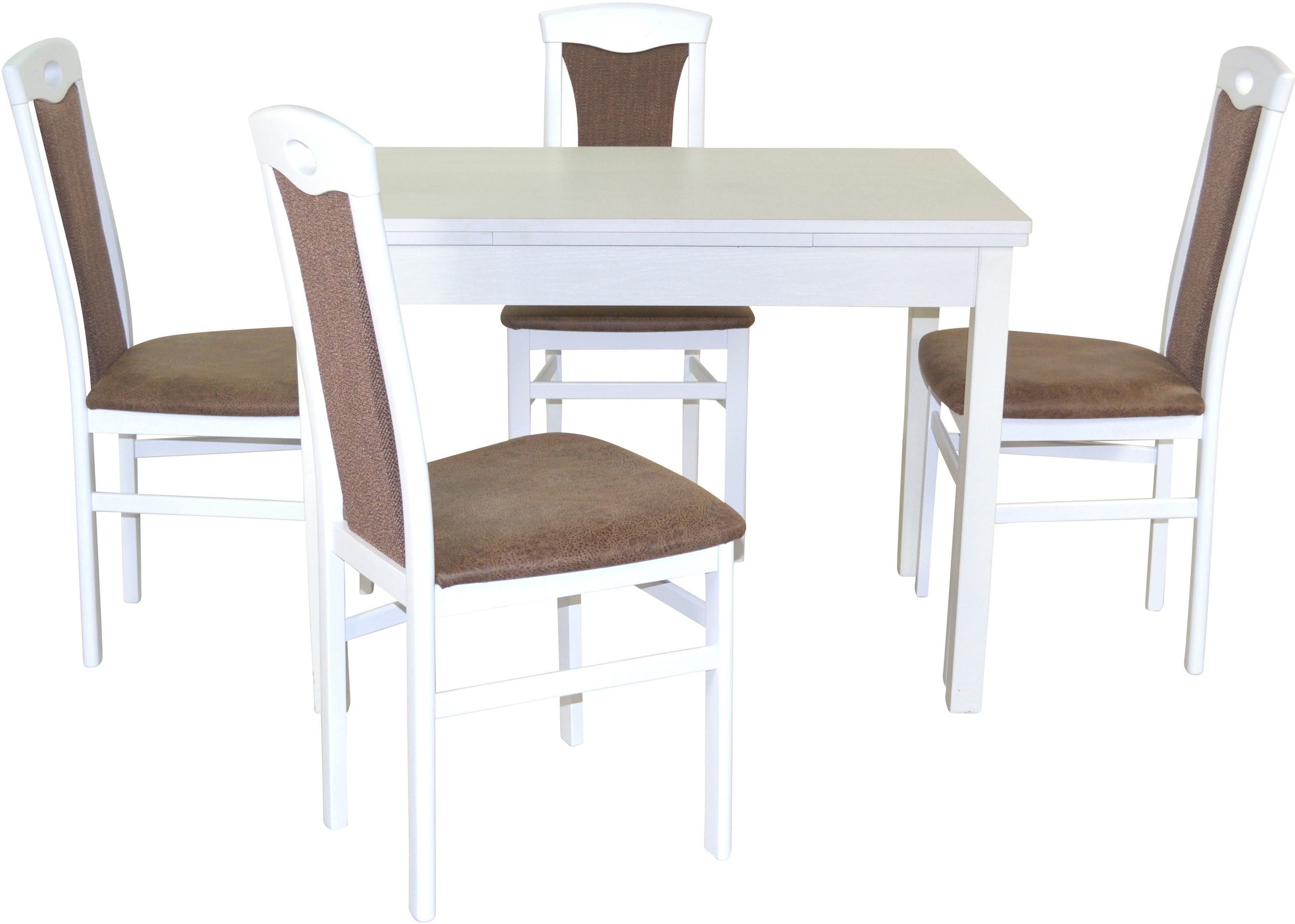 HOFMANN LIVING AND MORE Essgruppe »5tlg. Tischgruppe«, (Spar-Set, 5 tlg., 5tlg. Tischgruppe), Stühle montiert