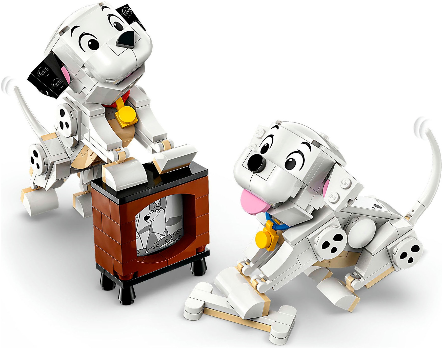 LEGO® Konstruktionsspielsteine »Die Welpen Lucky und Penny aus 101 Dalmatiner (43271)«, (268 St.), LEGO Disney Classic; Made in Europe
