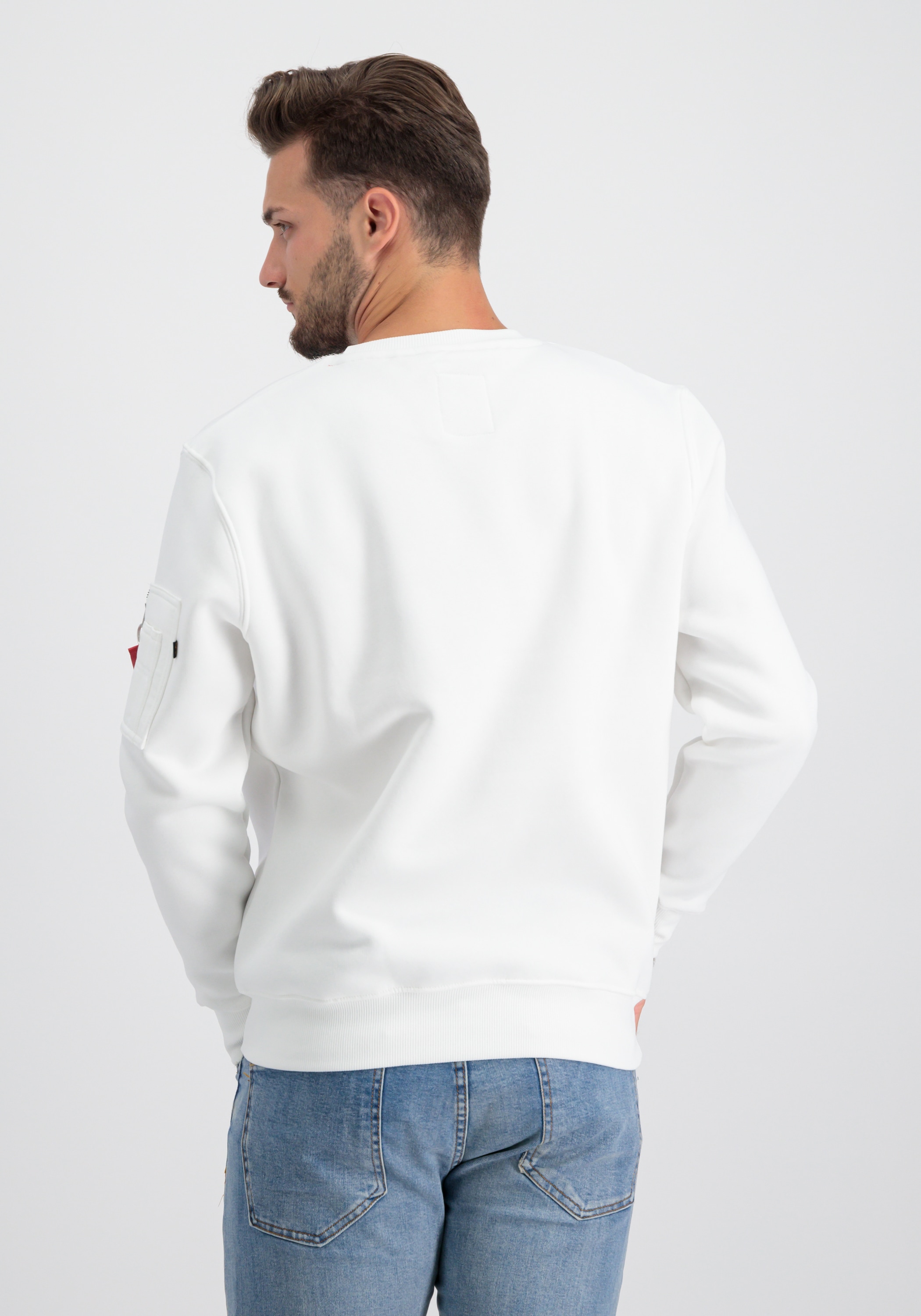 Alpha Industries Sweater »Alpha Industries Men - Sweatshirts Fighter Squadron Sweater«