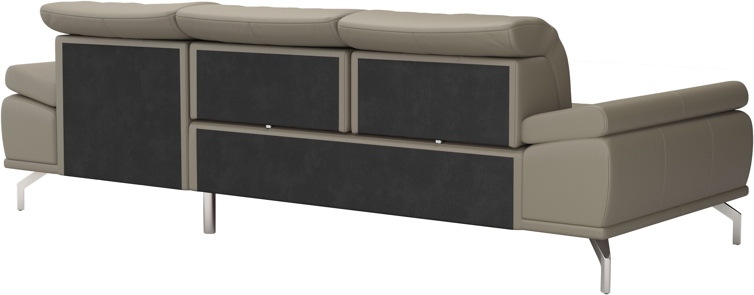 Places of Style Ecksofa »Caluna«, Inkl.Sitztiefenverstellung, wahlweise mit Kopf- und Armteilverstellung