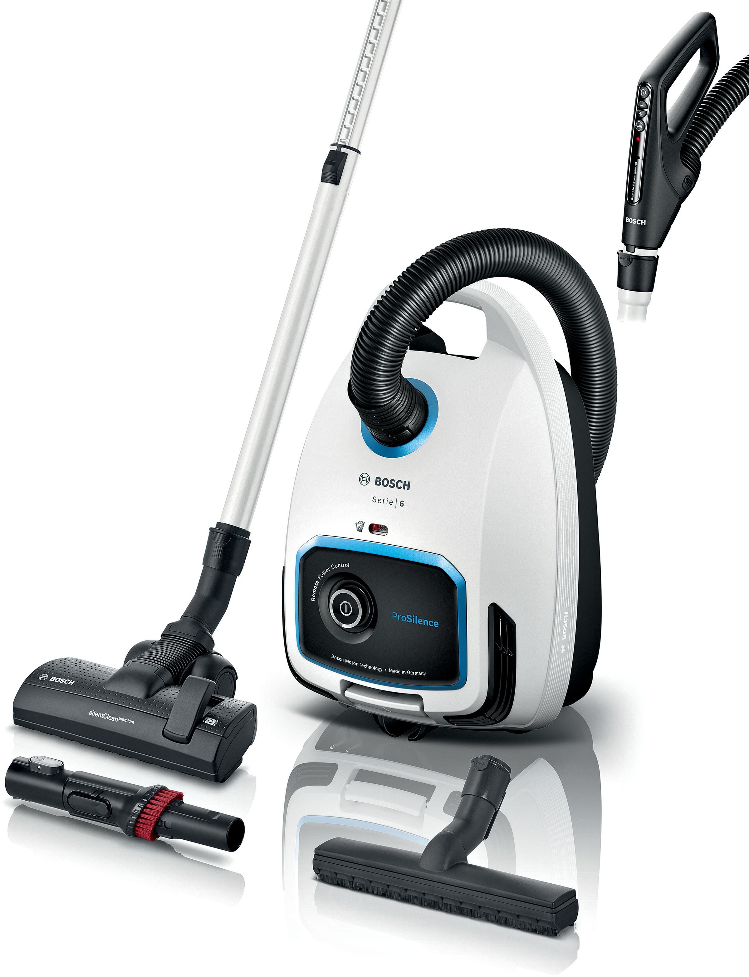 BOSCH Bodenstaubsauger »Serie 6 ProSilence BGL6TSIL, Hygiene-Filter, 10 Jah günstig online kaufen