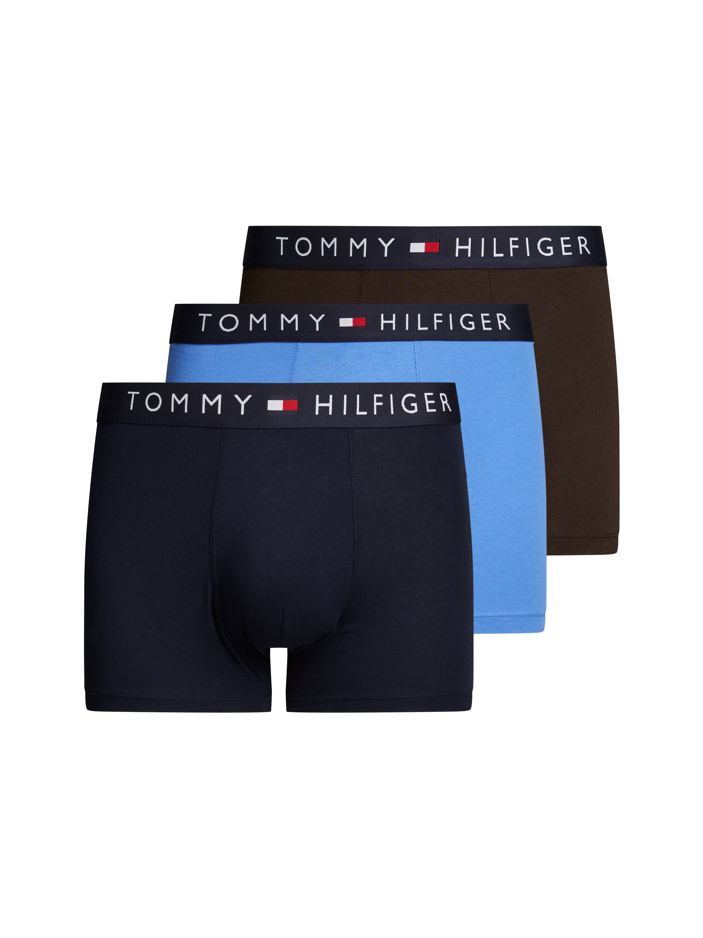 Tommy Hilfiger Underwear Trunk »3P TRUNK«, (Packung, 3 St., 3er), mit Logobund