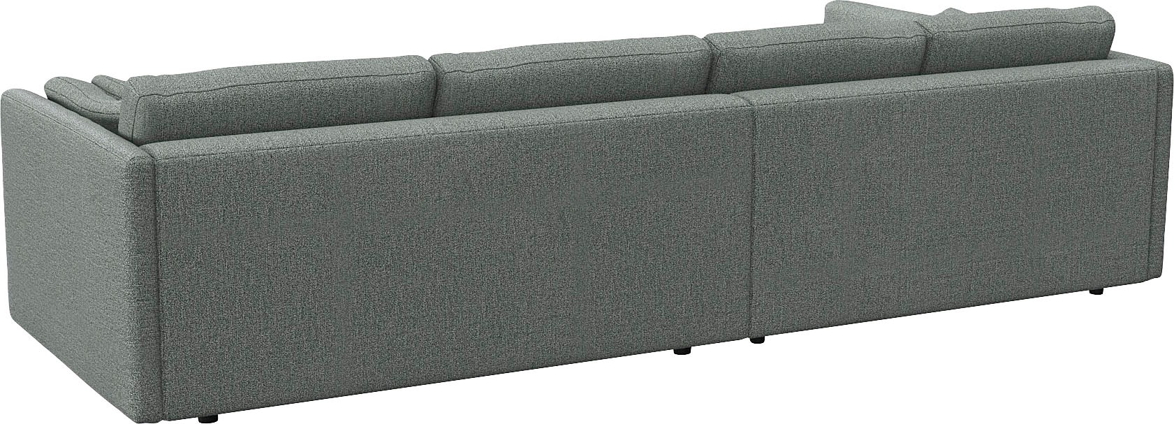 FLEXLUX Ecksofa »Lovane«, Weich & anschmiegsam, große Sitztiefe auf Kaltschaum, Dekokissen inkl.