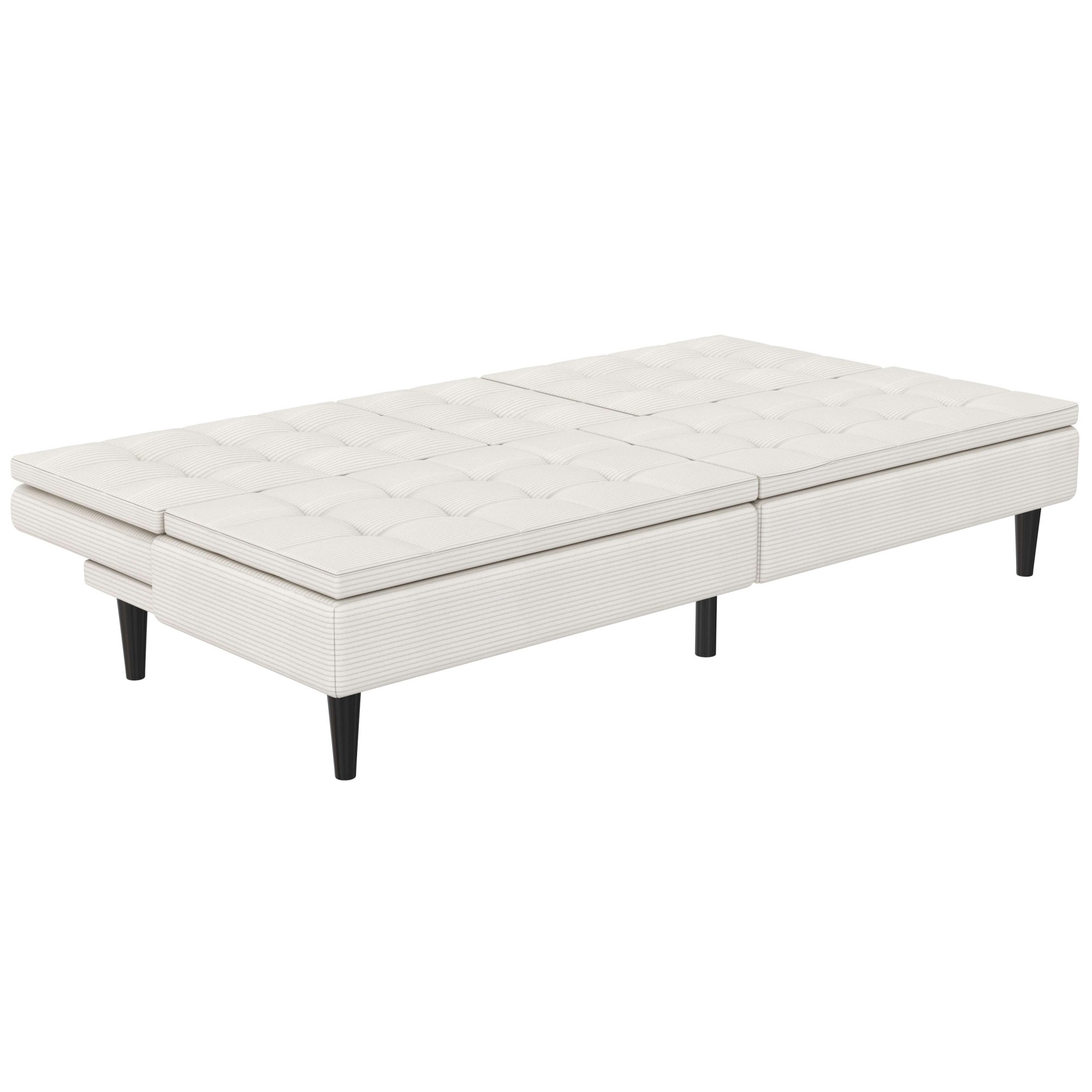 Dorel Home Schlafsofa »MAINE, Kinosofa mit Relax- und Bettfunktion, 2 Getränkehalter,«, Liegefläche 190 x 110 cm, in Cord