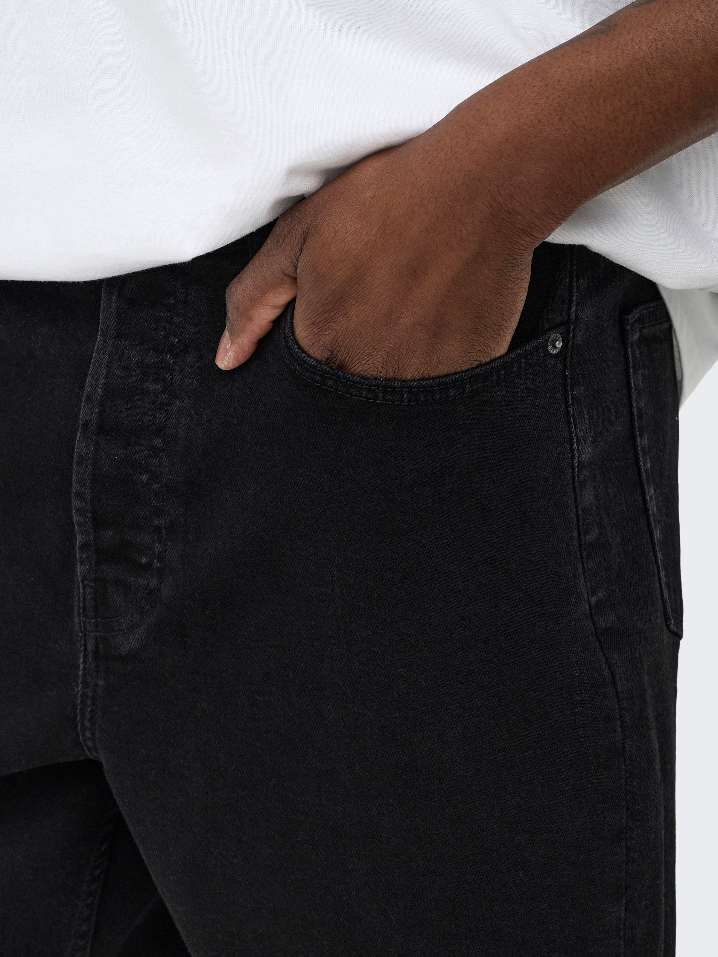 ONLY & SONS Shorts »ONSFADE STRETCH SHORTS BOX CRO DNM OTL«