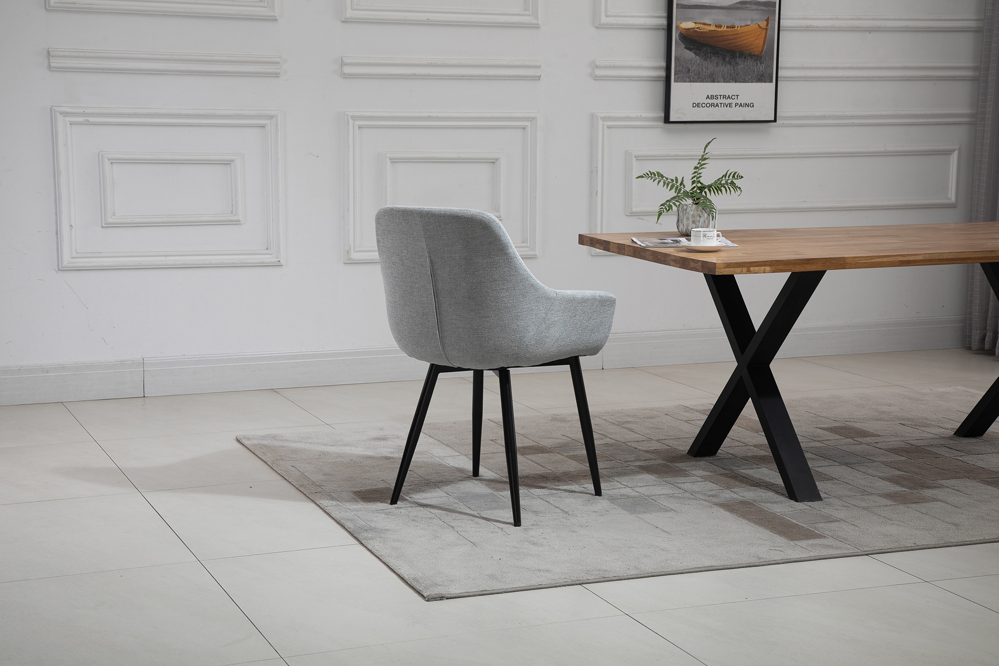 SalesFever Essgruppe, (Set, 5 tlg.), Tischplatte behandelt mit OSMO Hartwachs-Öl in seidenmattem Finish
