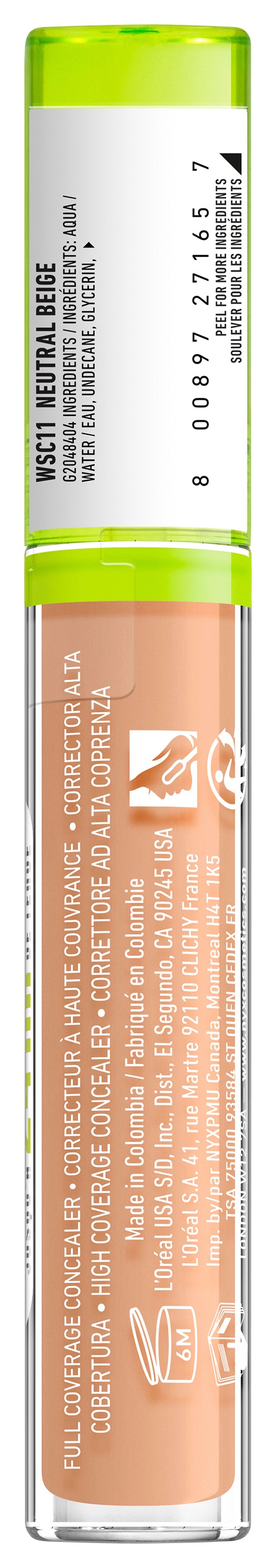 NYX Concealer »NYX Professional Makeup Wonder Snatch Concealer« kaschiert Augenringe und Unreinheiten, deckt bis zu 24 Stunden