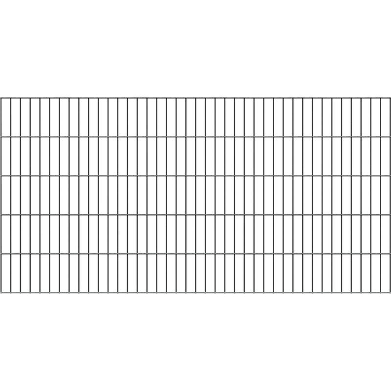 ALBERTS Doppelstabmattenzaun »Doppelstab-Gittermatte 6/5/6« LxH: 200x100 cm anthrazit