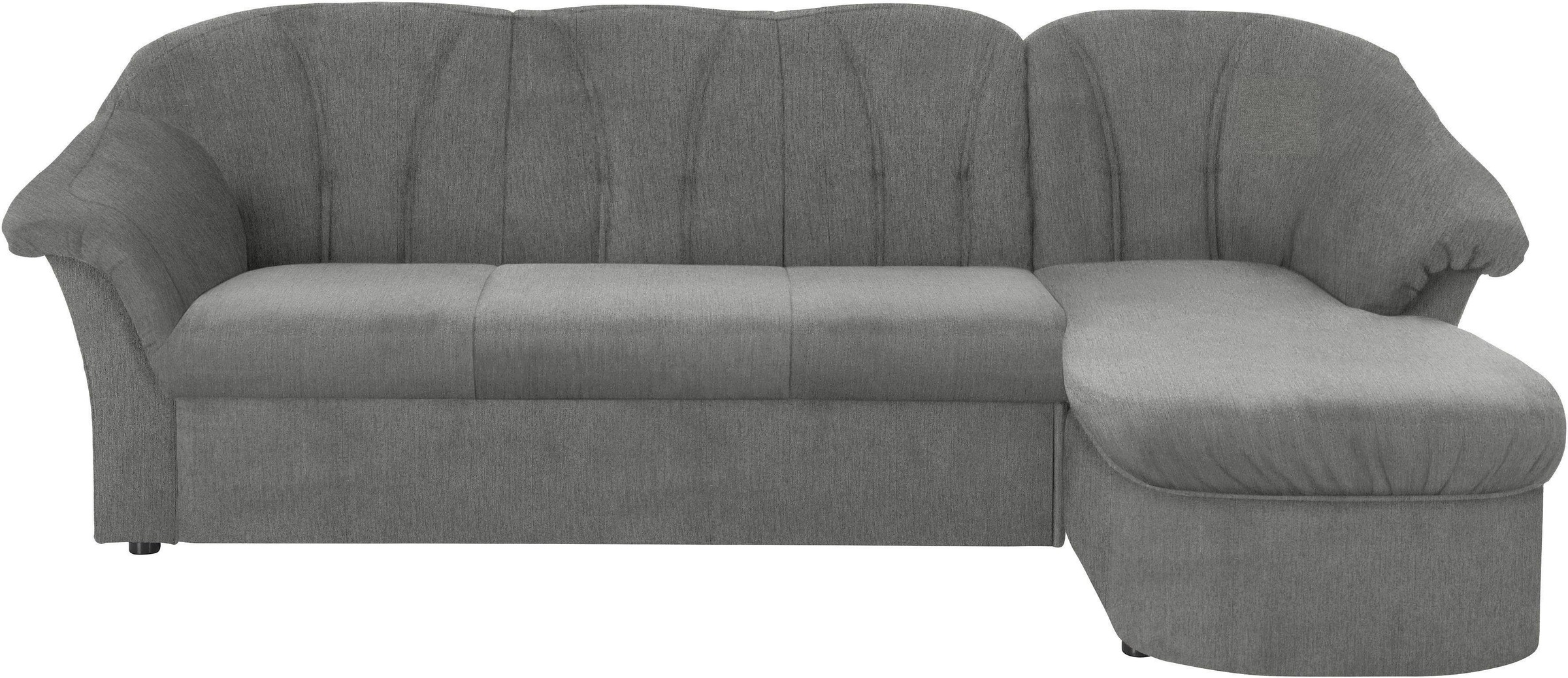 DOMO collection Ecksofa »Pegnitz, elegante Rückensteppung, kompakte Stellma günstig online kaufen