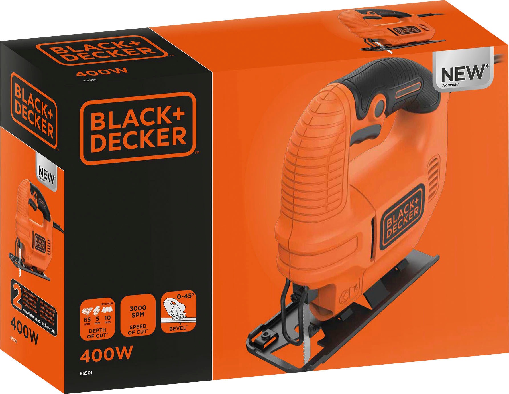 Black + Decker Stichsäge »KS501-QS«