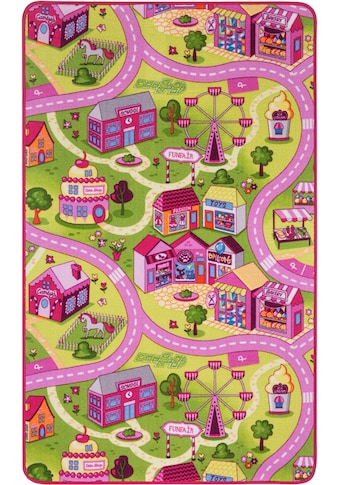 Andiamo Kinderteppich »Sweet Village«, rechteckig, Straßen-Spiel-Teppich,... kaufen