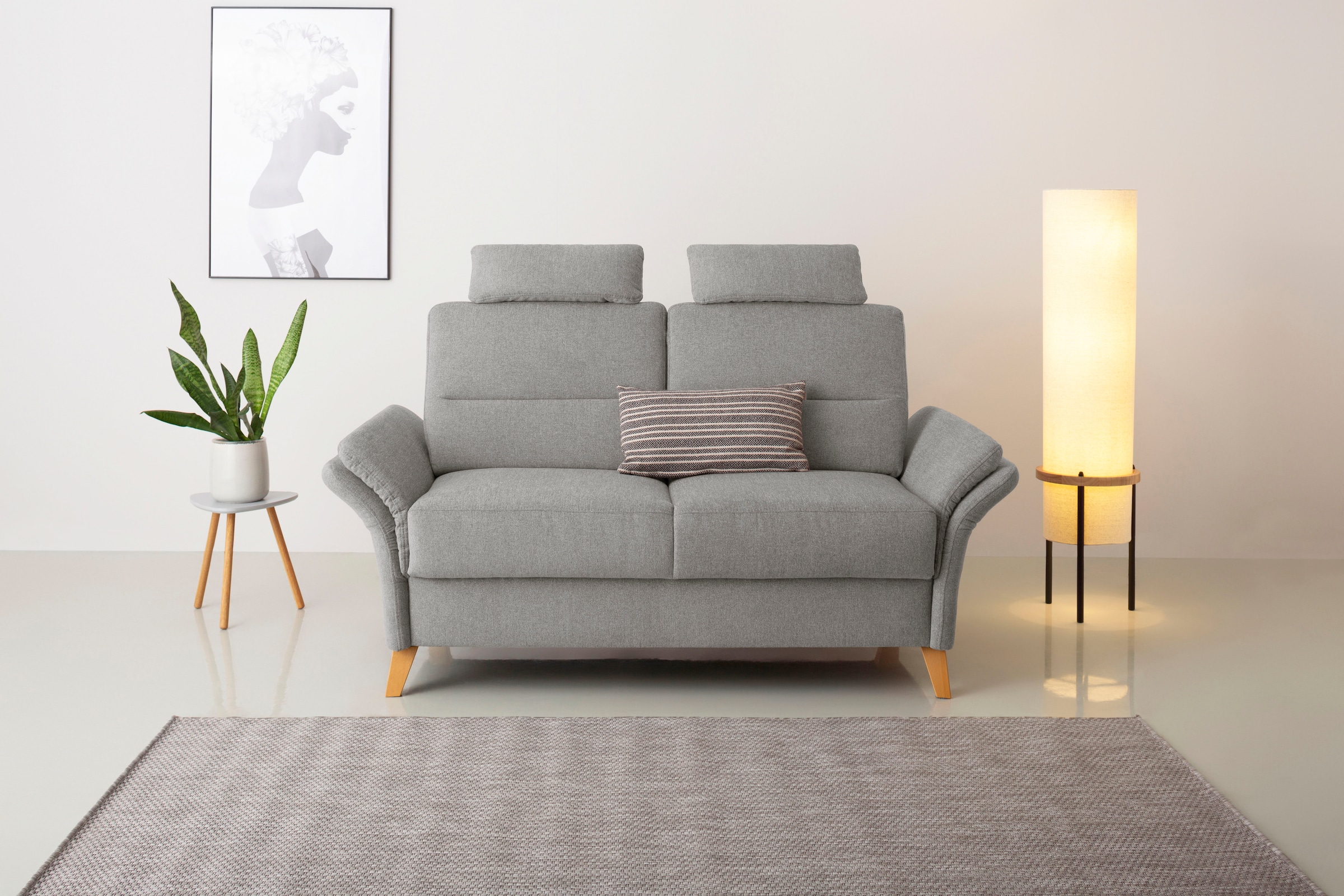 Home affaire 2-Sitzer "Westerland" Federkern-Polsterung. wahlweise mit Arml günstig online kaufen