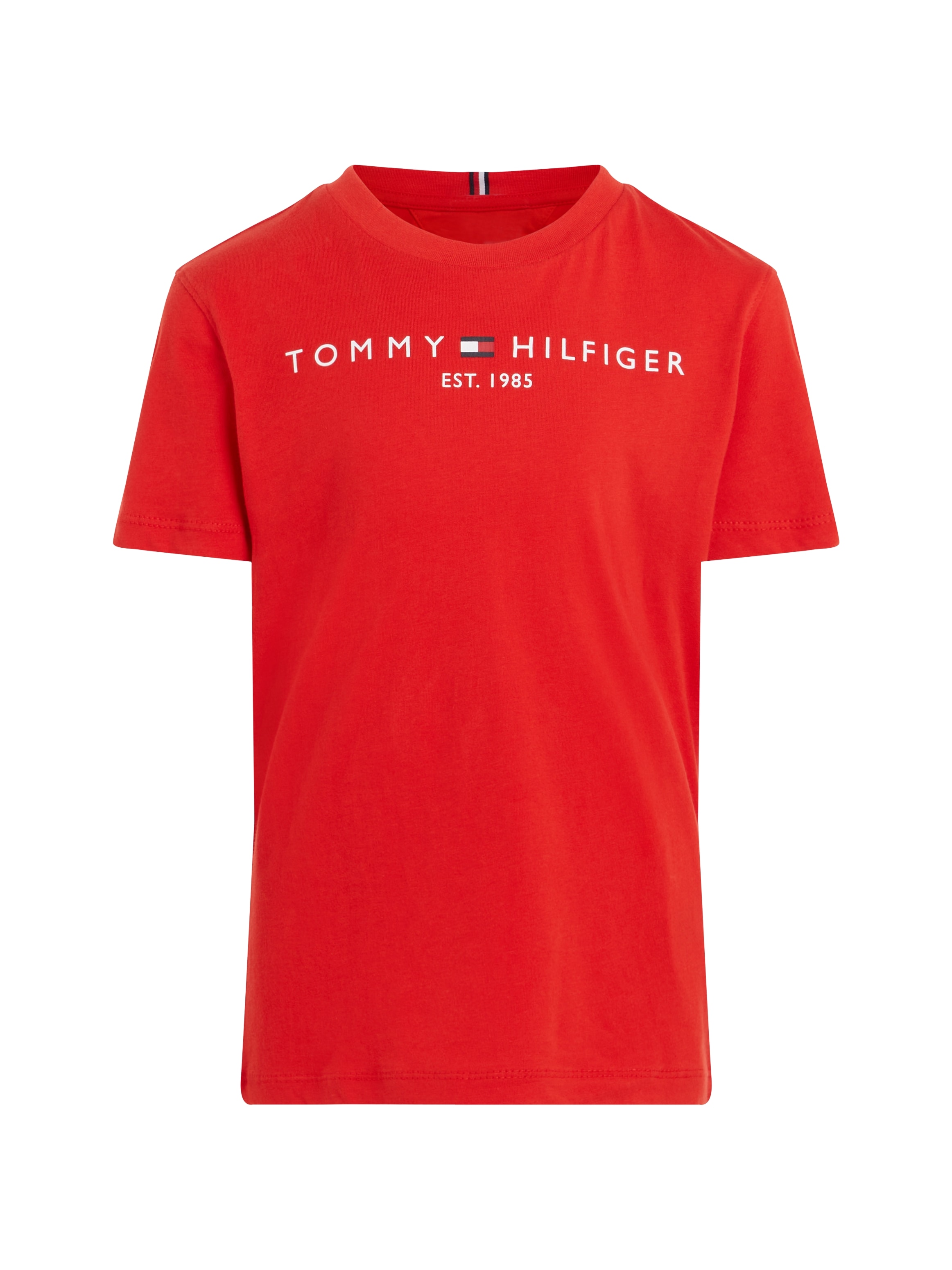 Tommy Hilfiger Rundhalsshirt »ESSENTIAL SWEATPANTS«, mit Tommy Hilfger Logo-Schriftzug
