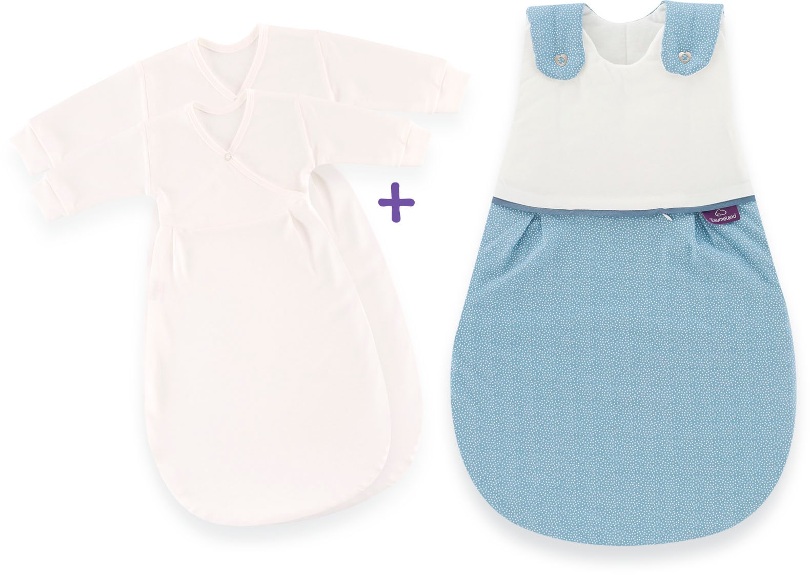 Träumeland Babyschlafsack »3 tlg Set LIEMBICH, Design Punkte« günstig online kaufen