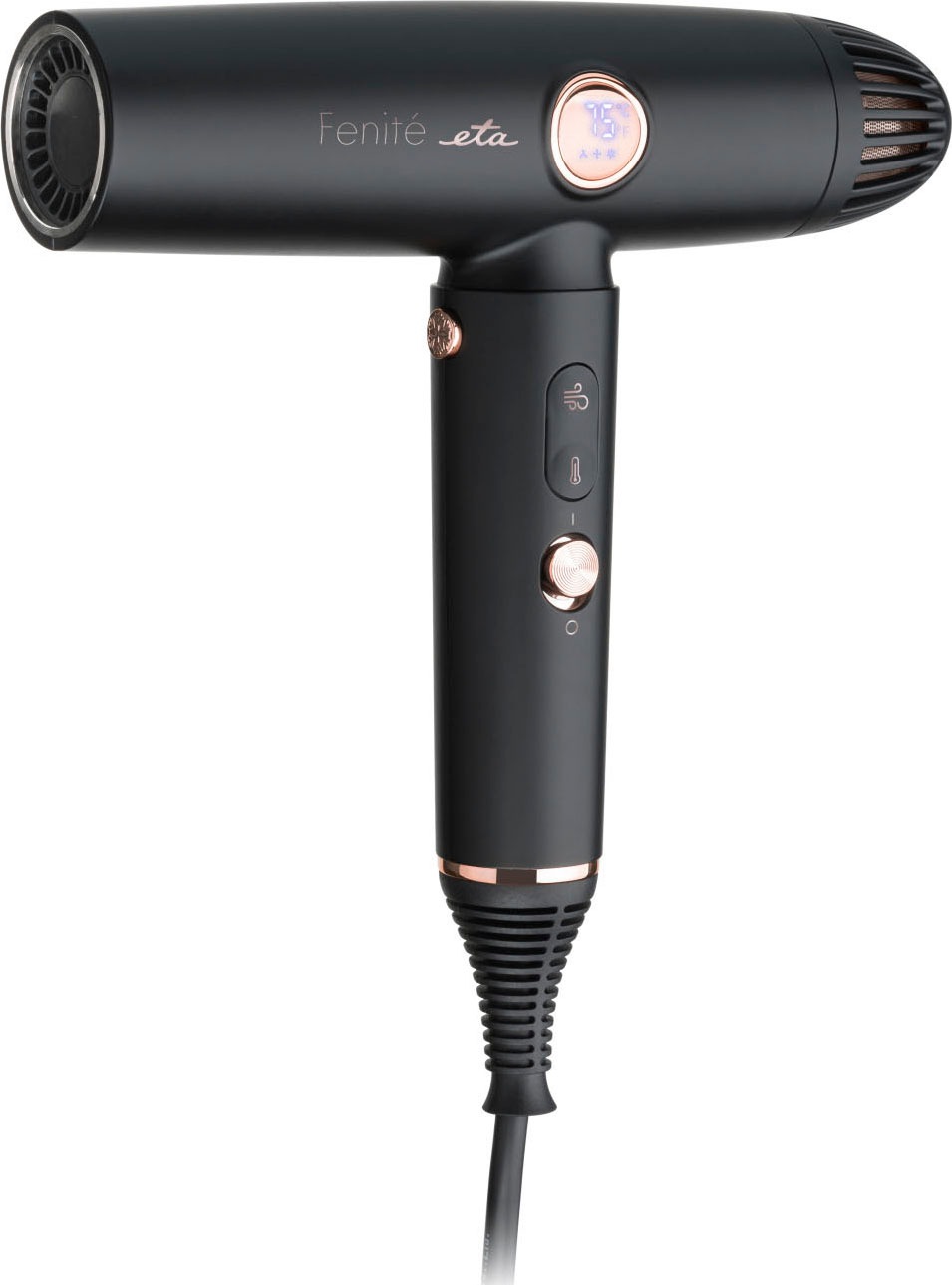 eta Ionic-Haartrockner »Fenite Black Edition ETA931990000«, 1400 W, 3 Aufsätze, Verfügt über ein magnetisches Befestigungssystem
