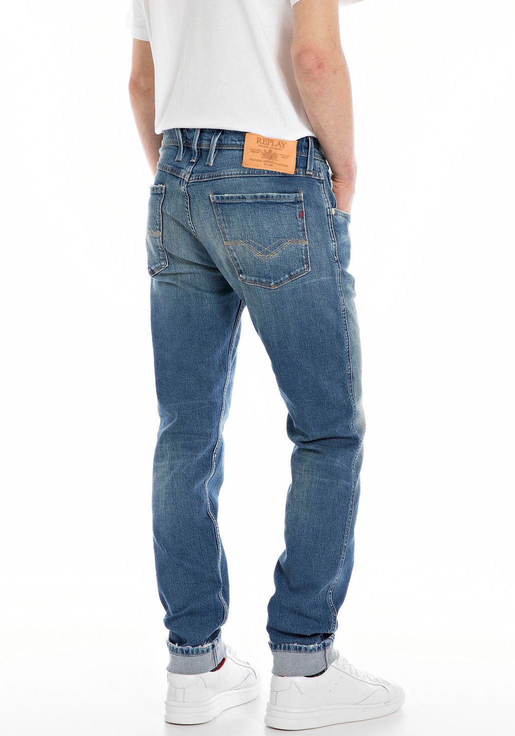 Replay Slim-fit-Jeans »ANBASS HYPERFLEX BIO«