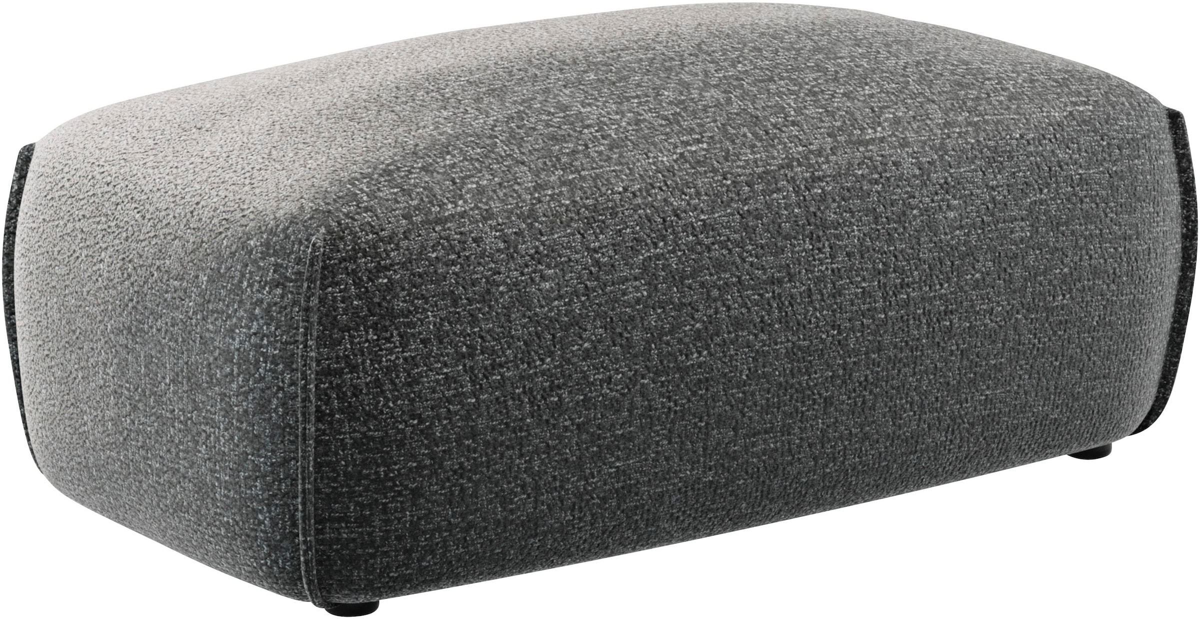 TRENDMANUFAKTUR Polsterhocker »Shawn elegant und bequem« organische Form, mit hochwertigem Bezug