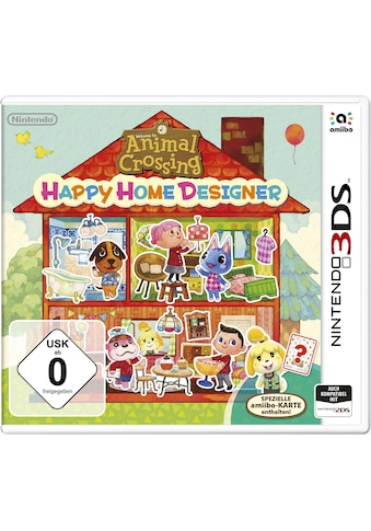 Spielesoftware »Animal Crossing Happy Home Designer«, Nintendo 3DS, inkl. Amiibo Karte