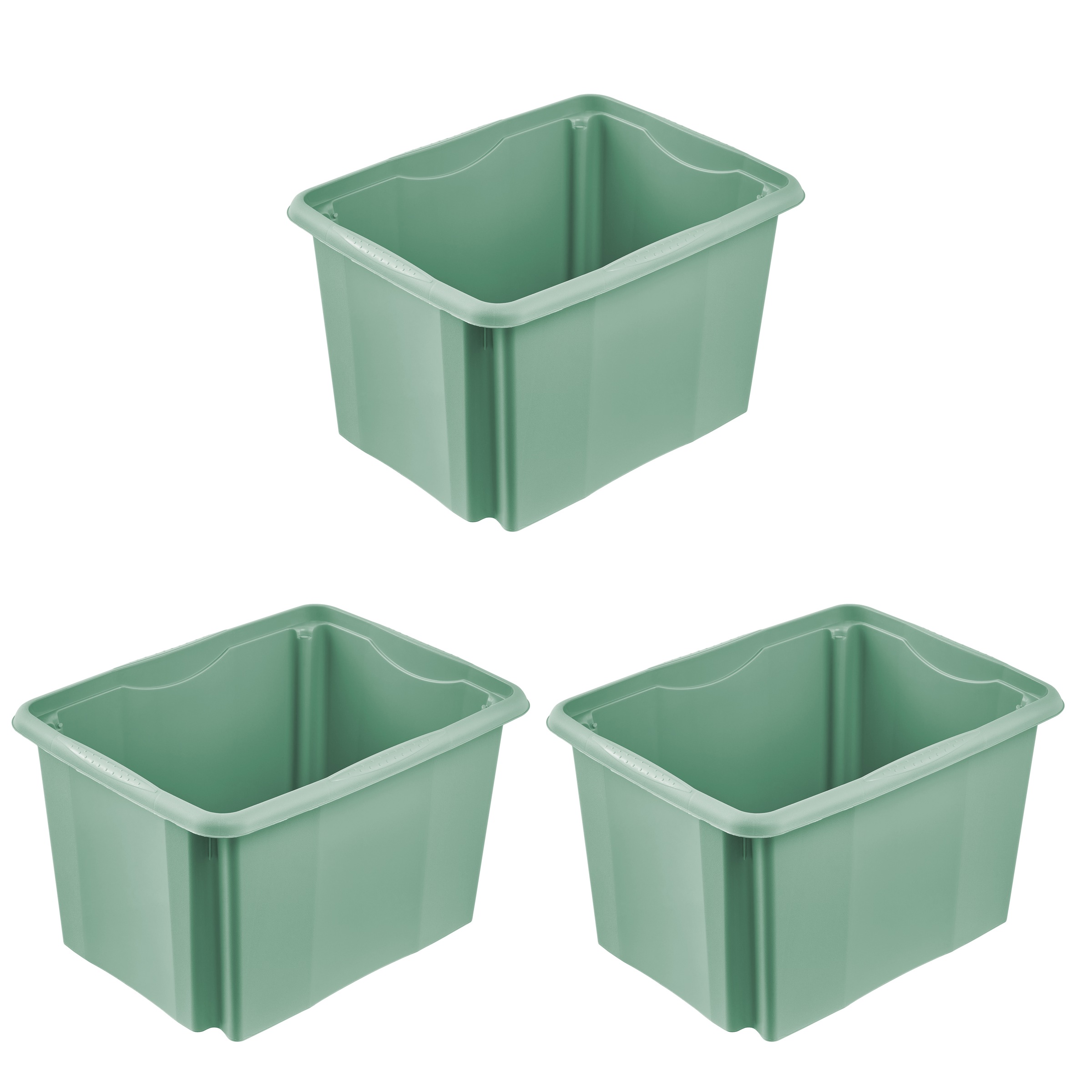 keeeper Aufbewahrungsbox »Emil, 3er Set, 30 L, 44,5 x 34,5 x 27 cm« ineinan günstig online kaufen