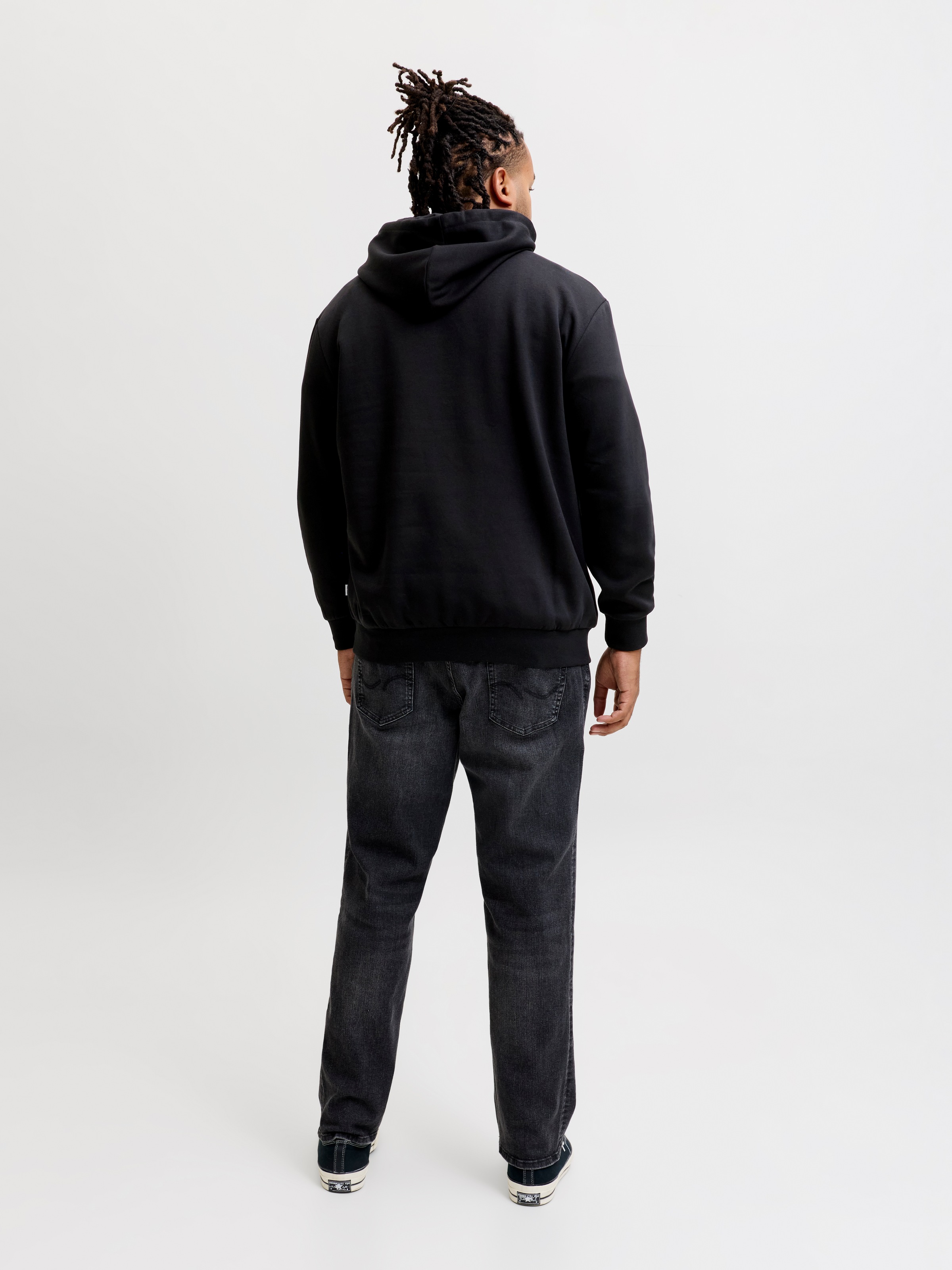 Jack & Jones PlusSize Kapuzensweatshirt »JJELOGO SWEAT HOOD 2 COL AW26 SN PLS«, Baumwollmischung, normal geschnitten
