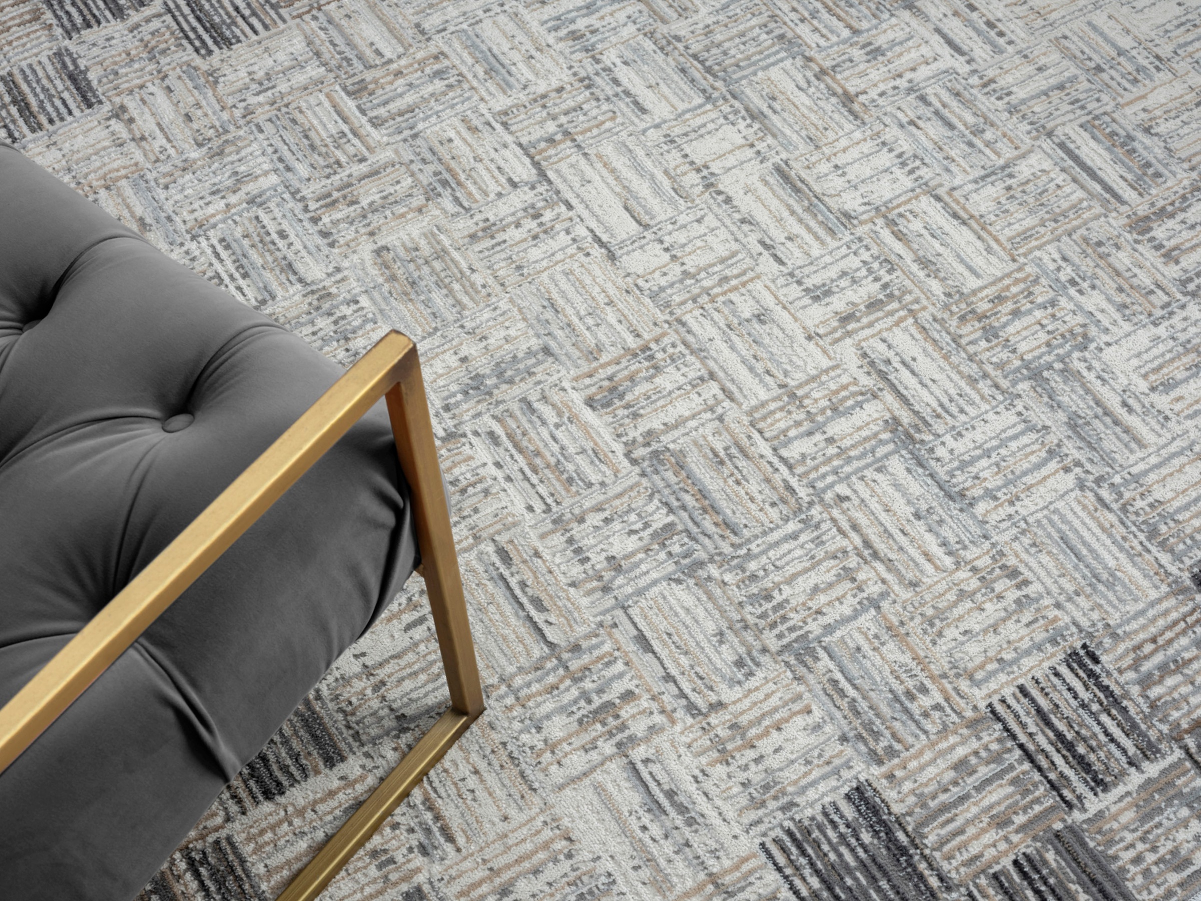 Myflair Möbel & Accessoires Teppich »My Mood Lagerräumung«, rechteckig, 8 mm Höhe, Kurzflor, Scandi-Design, mit Bordüre, besonders weich durch Microfaser