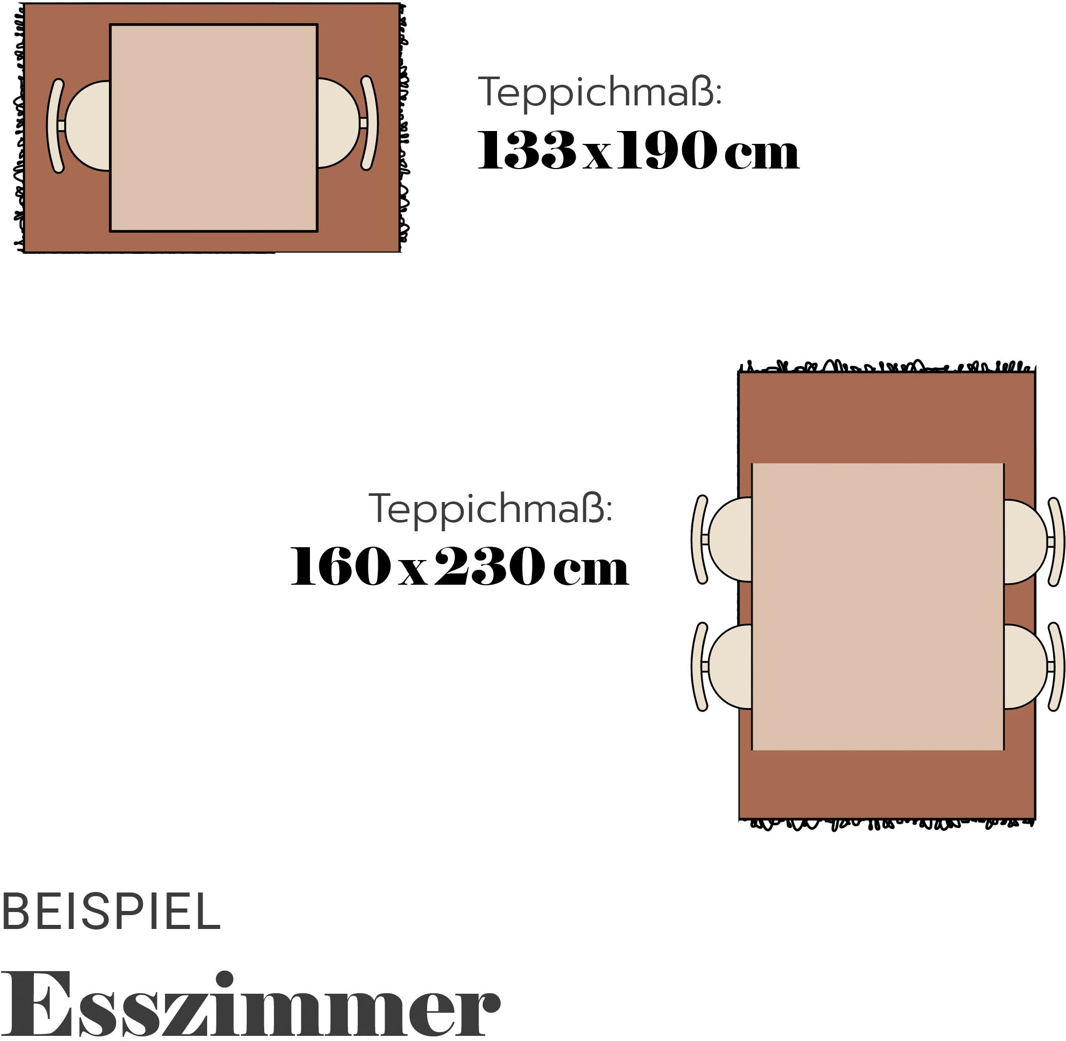 ASTRA Teppich »Jules 251«, rechteckig, 8 mm Höhe, Vintage, Hoch Tief, Kurzflor, Wohnzimmer, Schlafzimmer