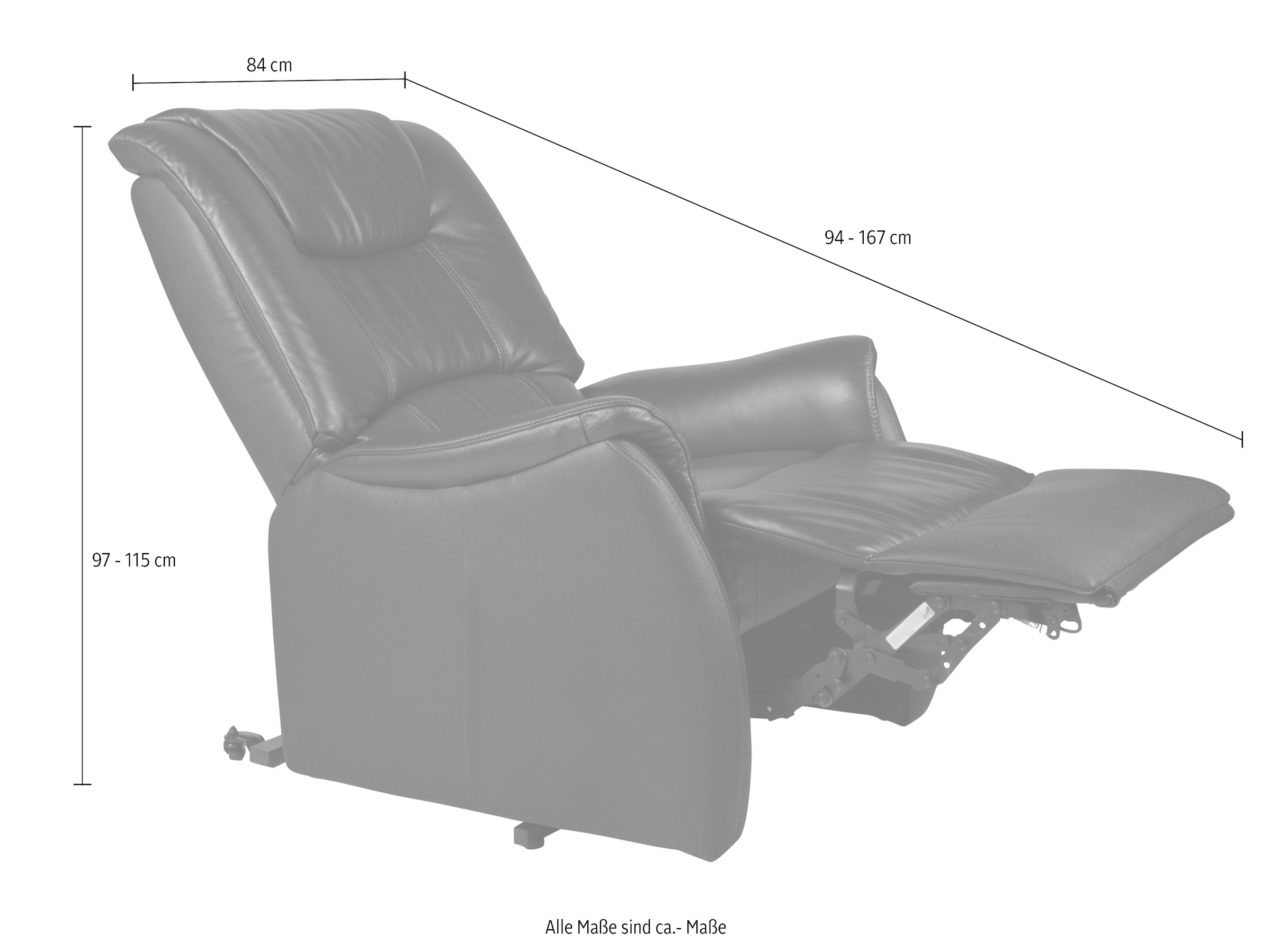 Duo Collection TV-Sessel, mit Aufstehhilfe, bis 150 kg belastbar