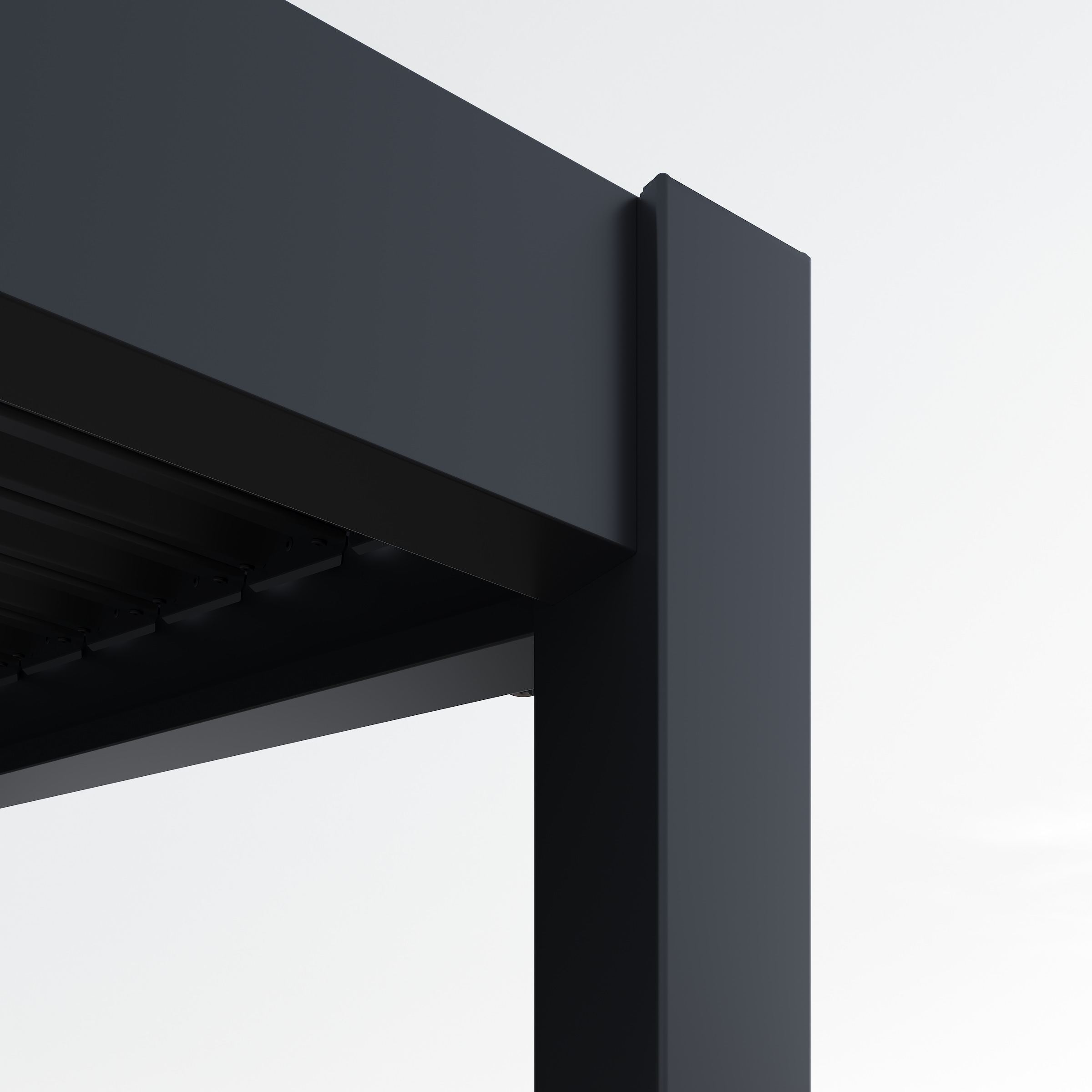 Paragon Pergola »mit Lamellendach Icon 1013 Anthrazit« Mit verstellbaren Aluminiumlamellen