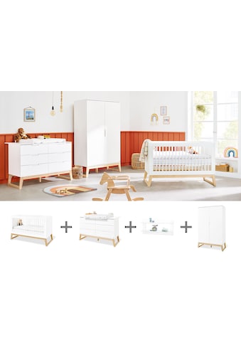 Pinolino® Babyzimmer-Komplettset »Bridge«, (Set, 4 St., Kinderbett, Schrank,... kaufen