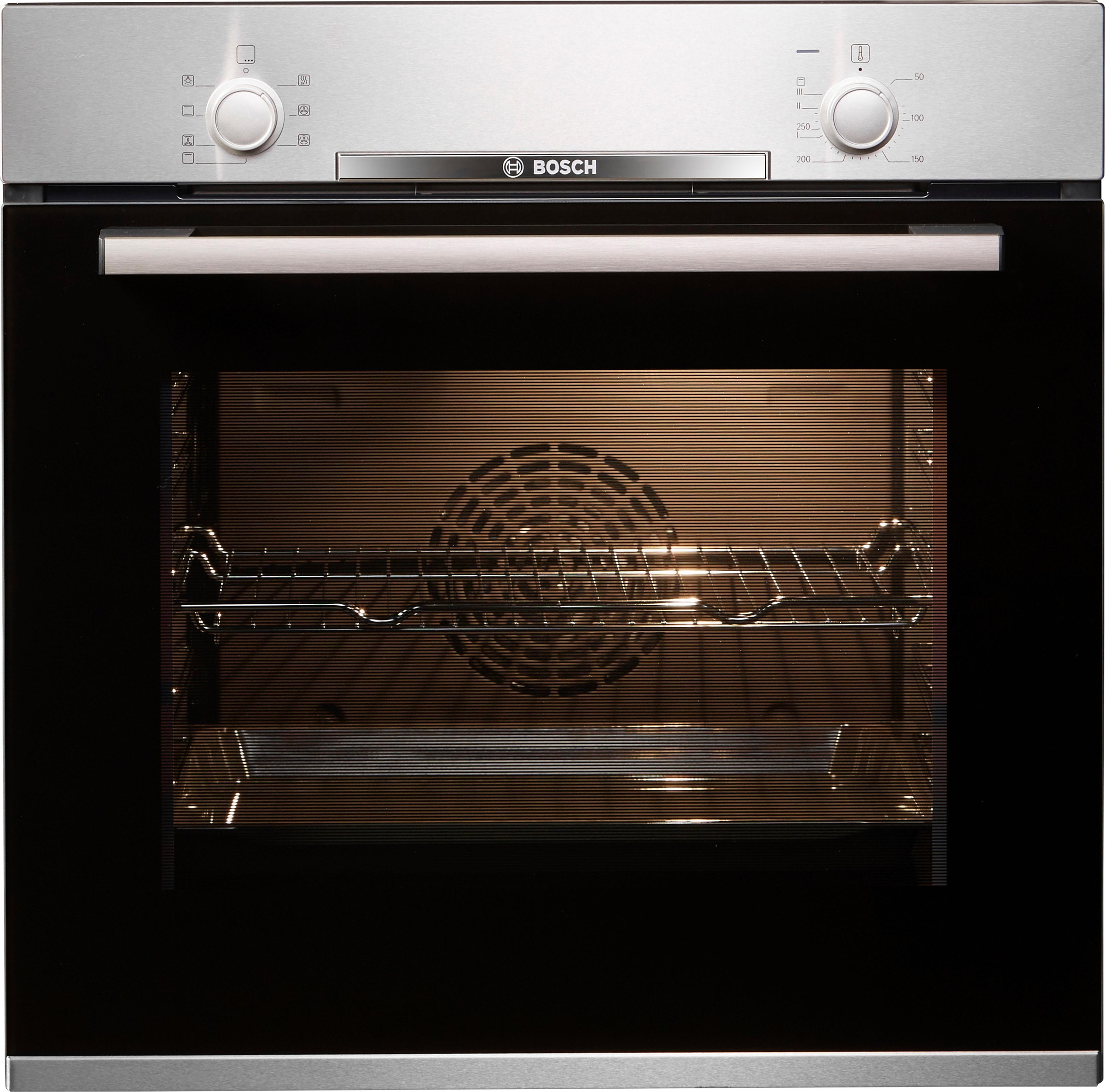 3. Bild von BOSCH Einbaubackofen »HBA530BR1«, 2, HBA530BR1, mit Teleskopauszug nachrüstbar, ecoClean Direct