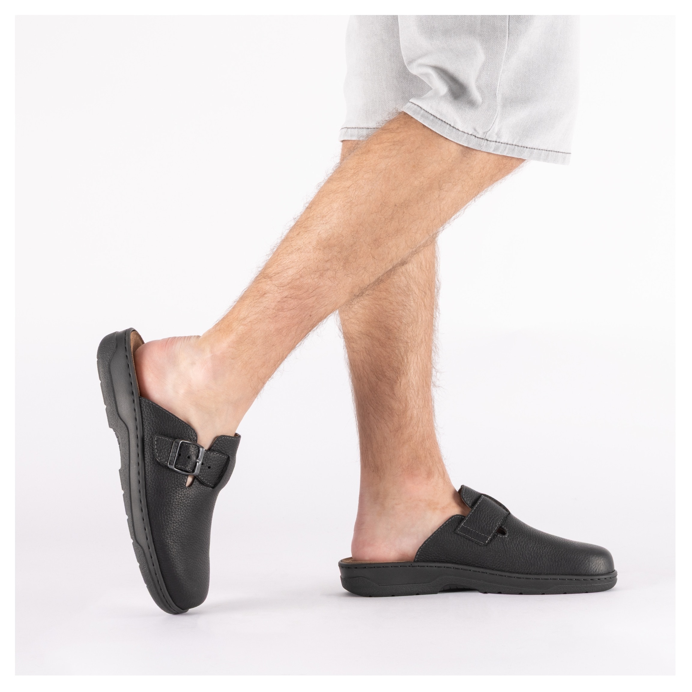 Rieker Clog  Pantolette, Schlupfschuh, Hausschuh mit herausnehmbarem Fußbett