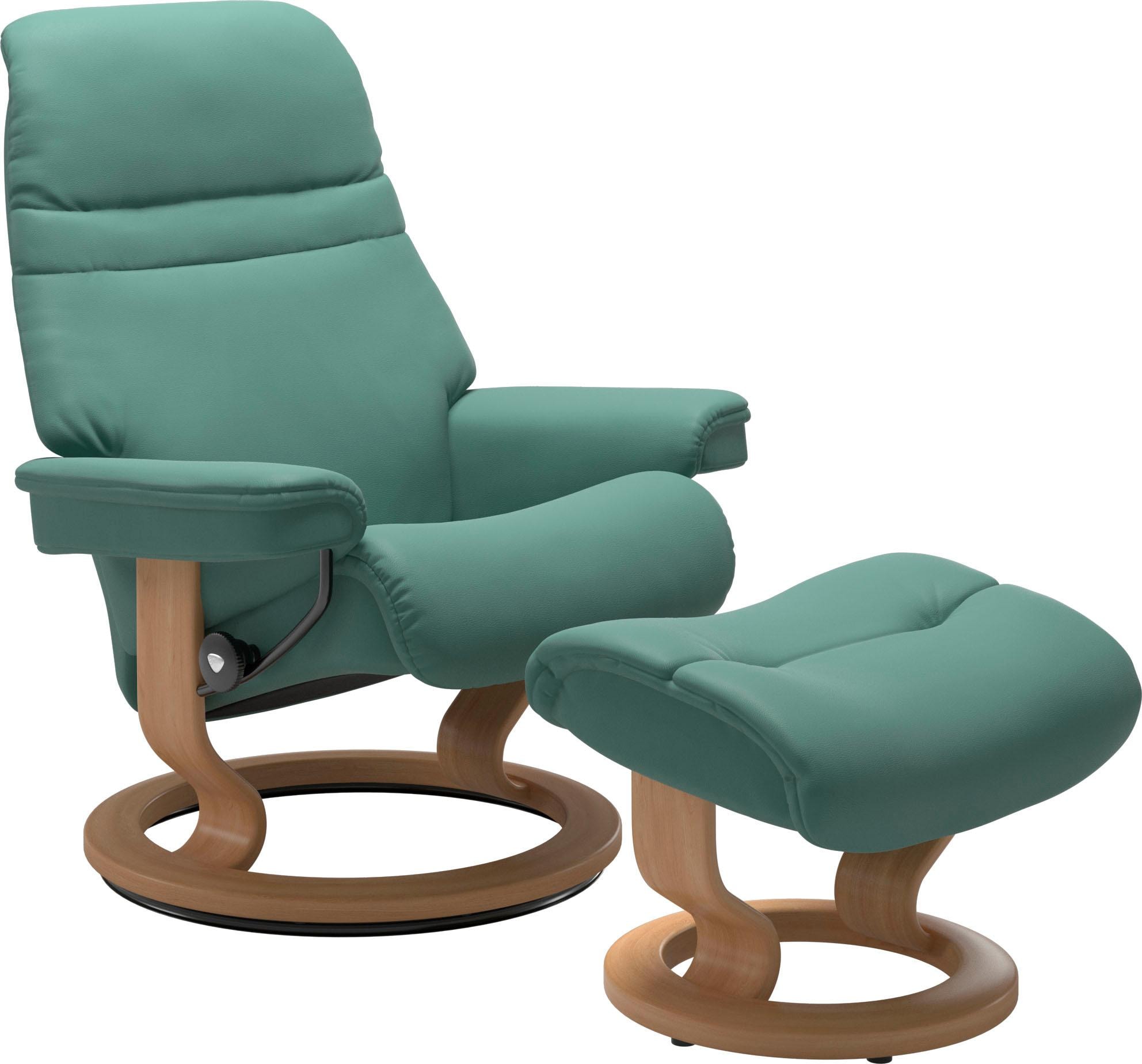 Stressless® Relaxsessel »Sunrise« Relaxsessel mit Hocker, mit Classic Base, günstig online kaufen