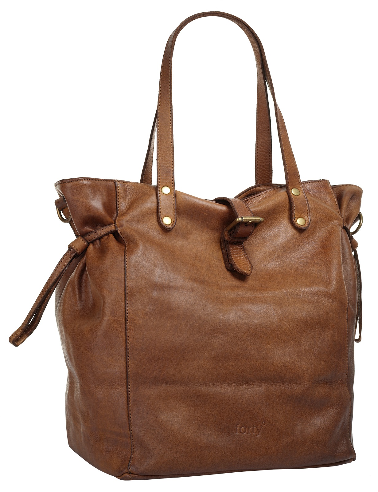 forty° Shopper echt Leder, Made in Italy