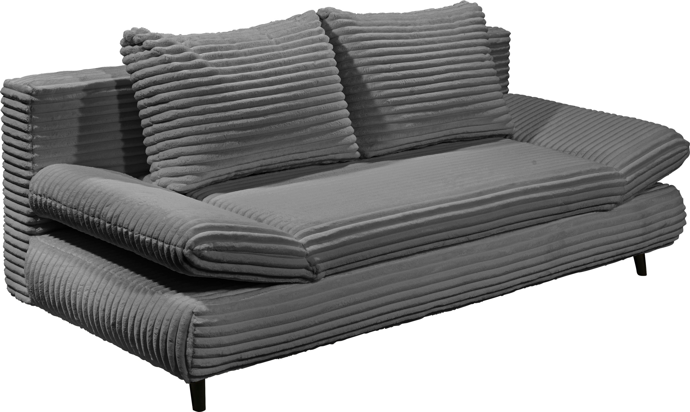 ED EXCITING DESIGN Schlafsofa »Sunny«, mit Bettkasten, Armteilverstellung & 2 Rückenkissen