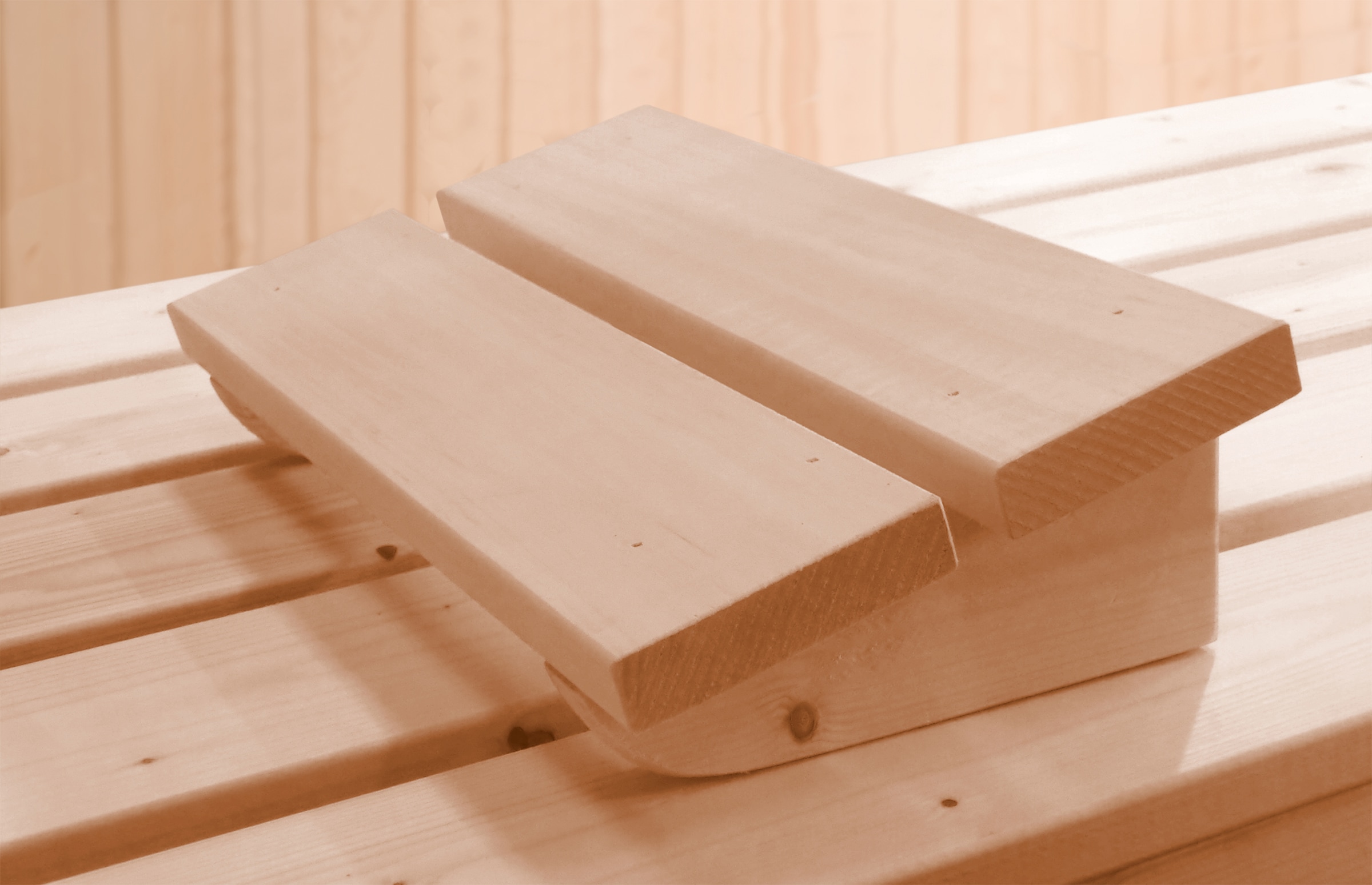 weka Sauna »Massivholz-Elementsauna LAUK« Blockbohlen,vorgefertigte Elemente, moderne Ganzglastür