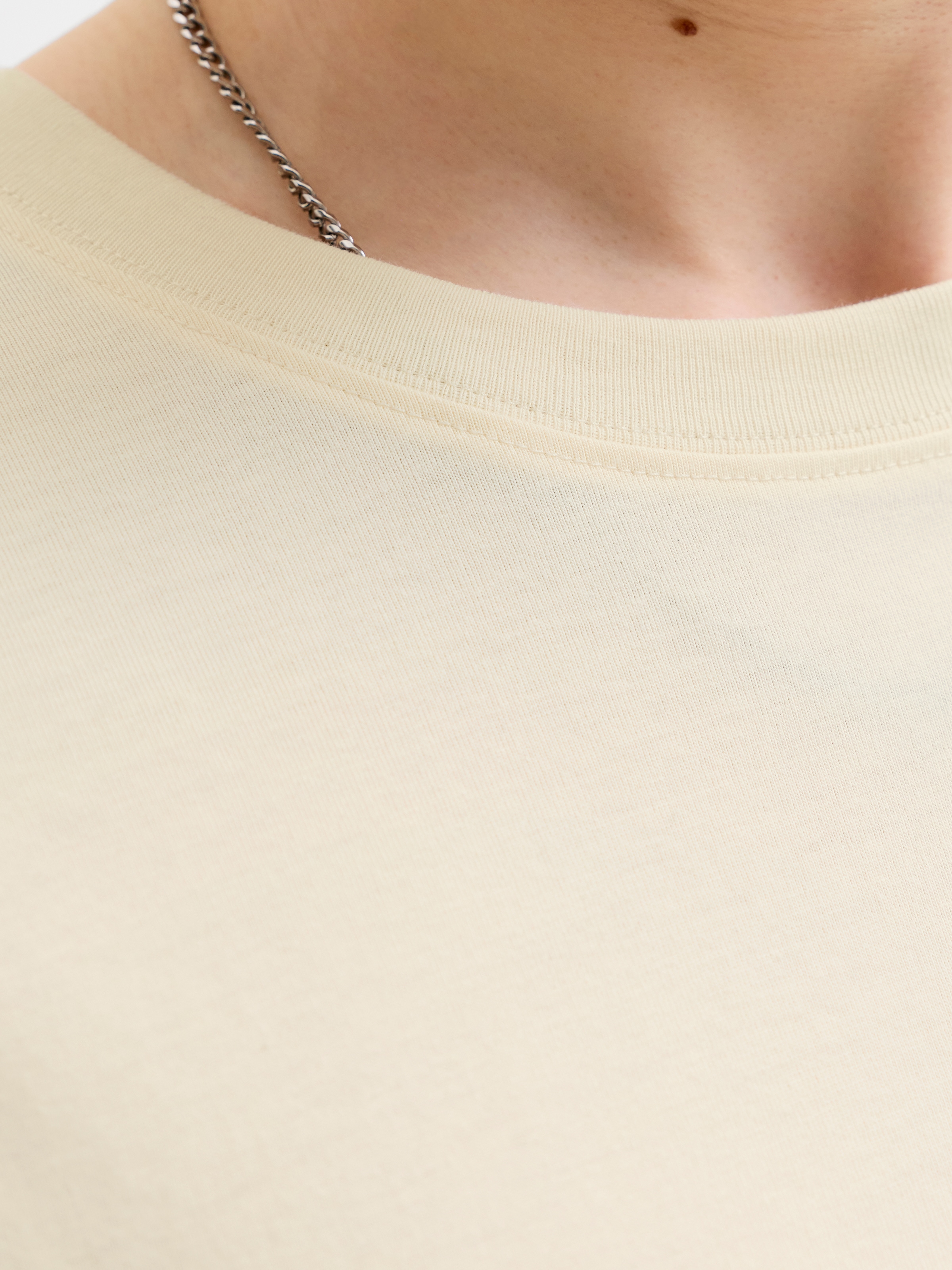 Jack & Jones T-Shirt »JORSAVONA BRANDING TEE SS CN STYD SS26« Baumwolle, relaxed fit