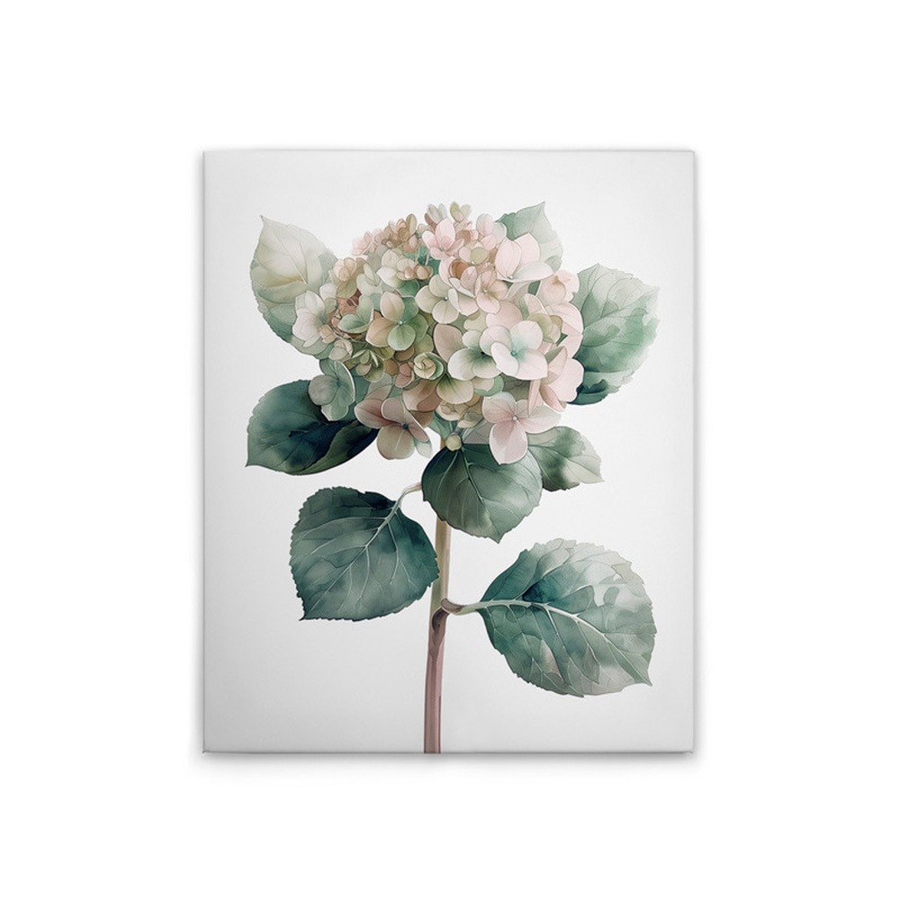 A.S. Création Leinwandbild »Hortensie Rose - Wandbild Grün Weiß Rosa Keilra günstig online kaufen