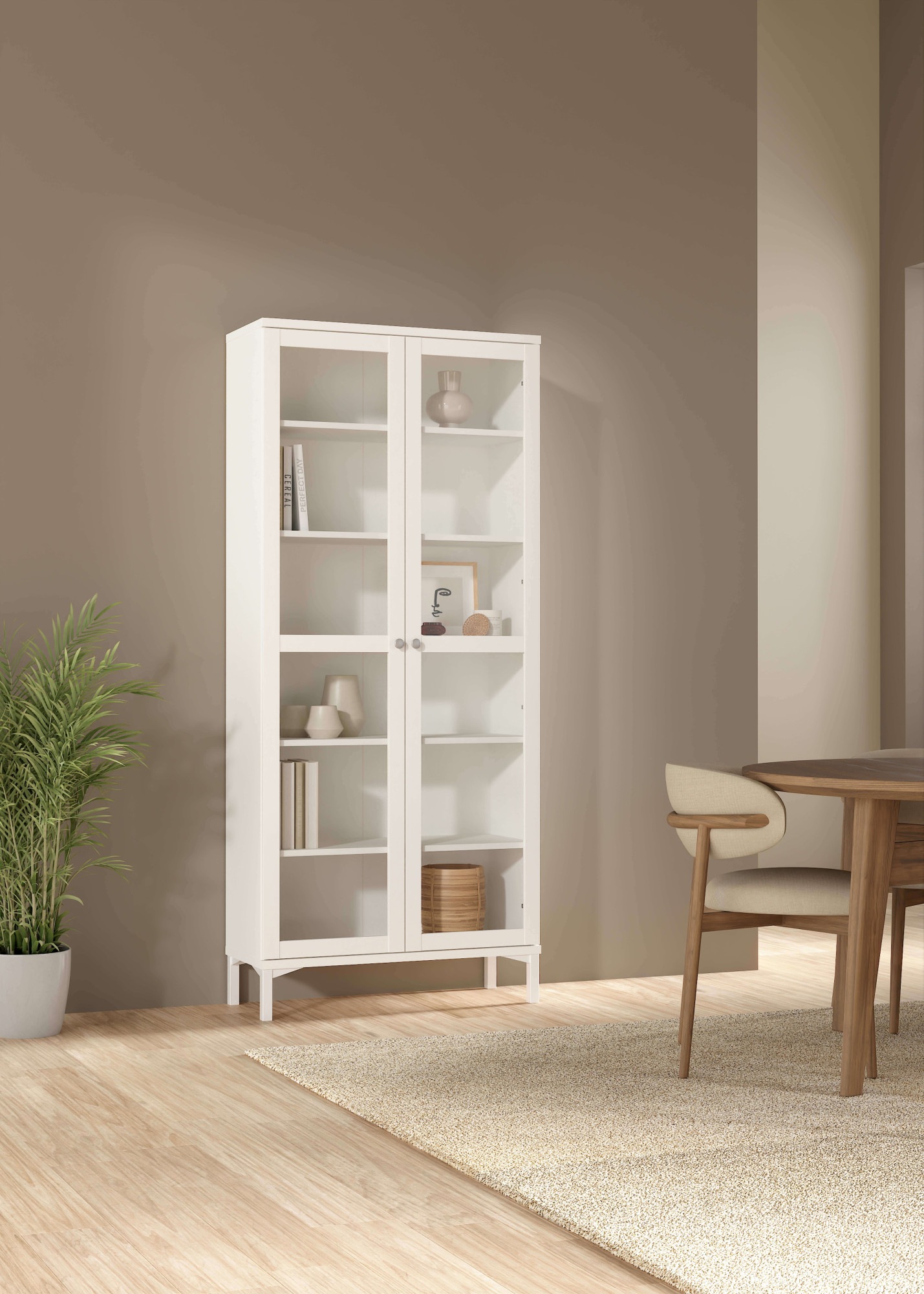 INOSIGN Vitrine »Roma Vitrinenschrank, Standvitrine, Glasvitrine, Stauraum, günstig online kaufen