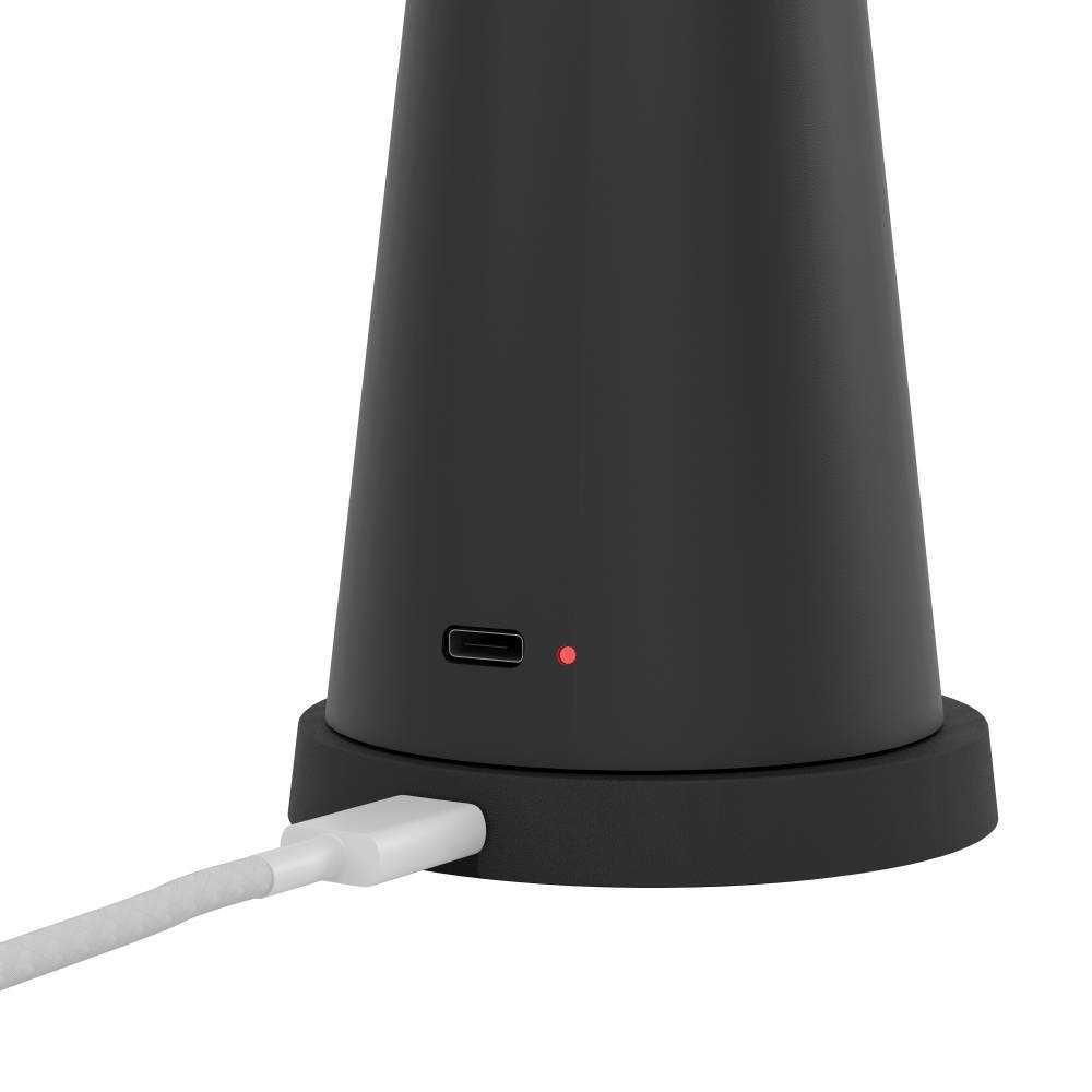 EGLO Tischleuchte »PICCOLA«, 1 flammig, Leuchtmittel LED-Modul | LED fest integriert, dimmbare Nachttischlampe, Metall in Schwarz, Lampe für Balkon, IP54